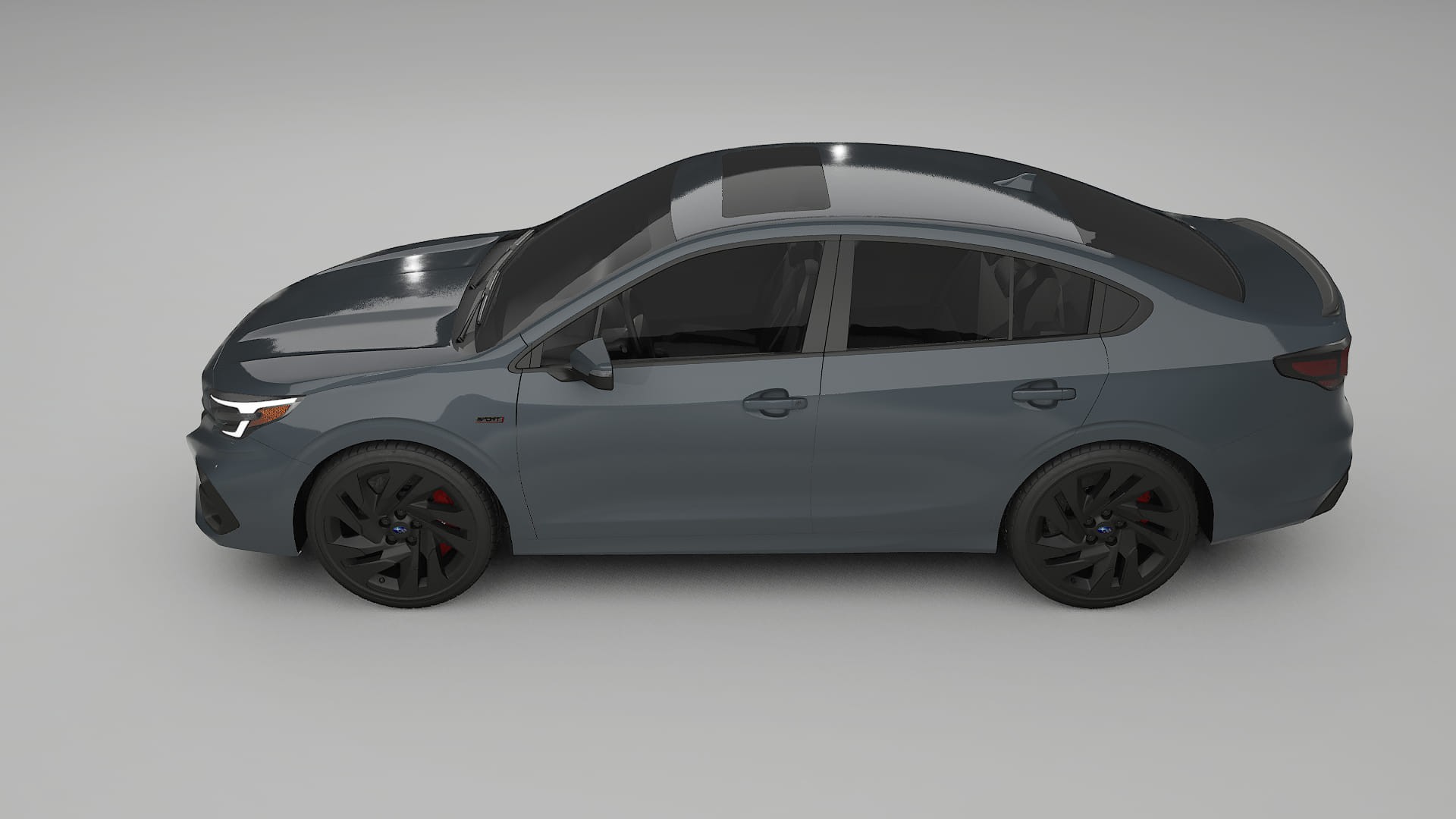 Subaru Legacy BW TPU Lackskyddsfilm | GRANITE Färgskiftande PPF – Komplett Förskuret Kit