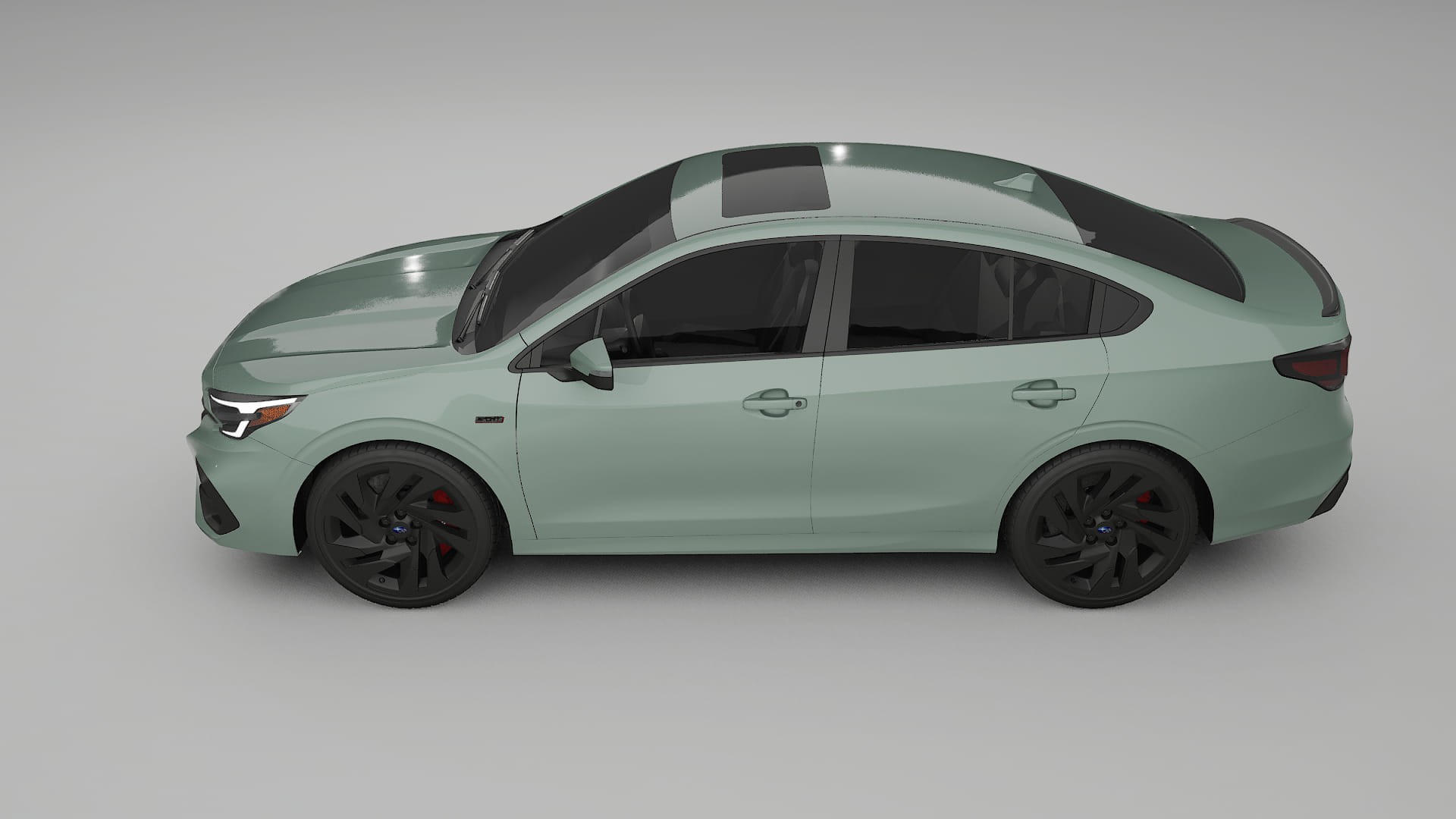 Subaru Legacy BW TPU Lackskyddsfilm | CINDER Färgskiftande PPF – Komplett Förskuret Kit