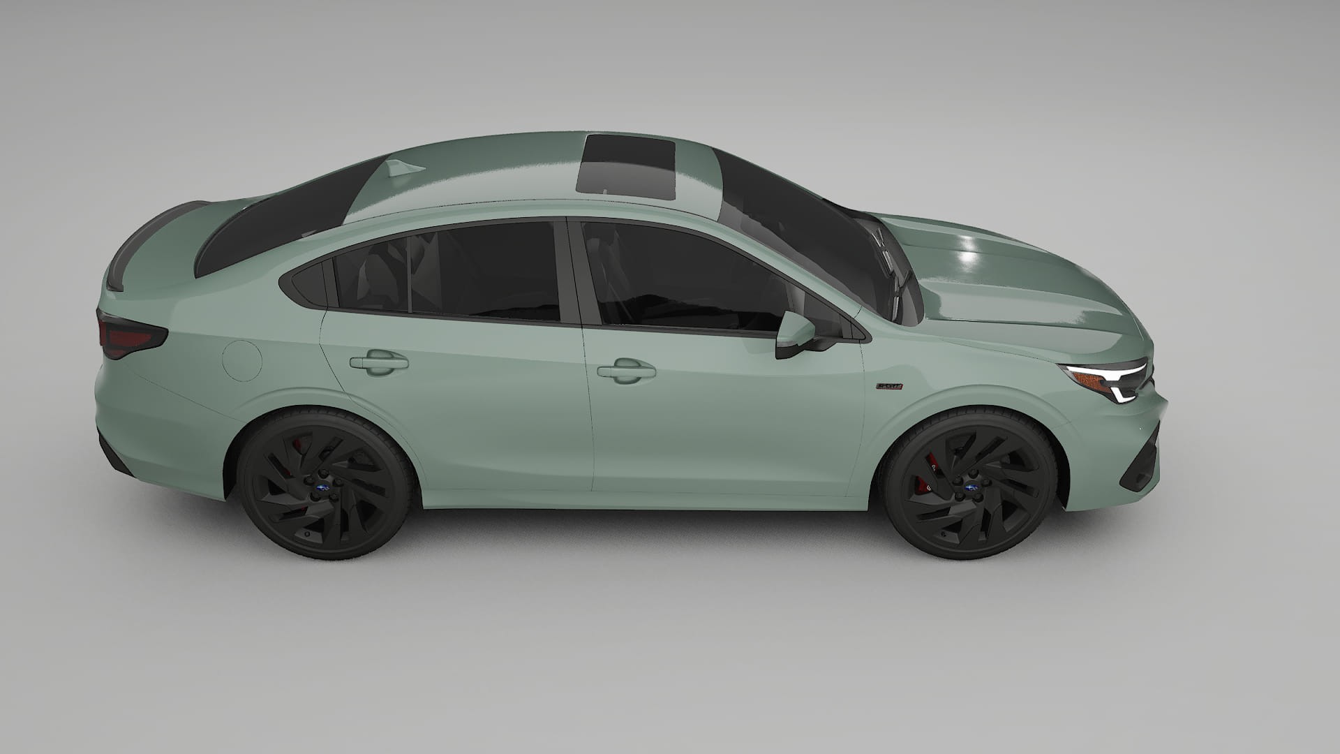 Subaru Legacy BW TPU Lackskyddsfilm | CINDER Färgskiftande PPF – Komplett Förskuret Kit