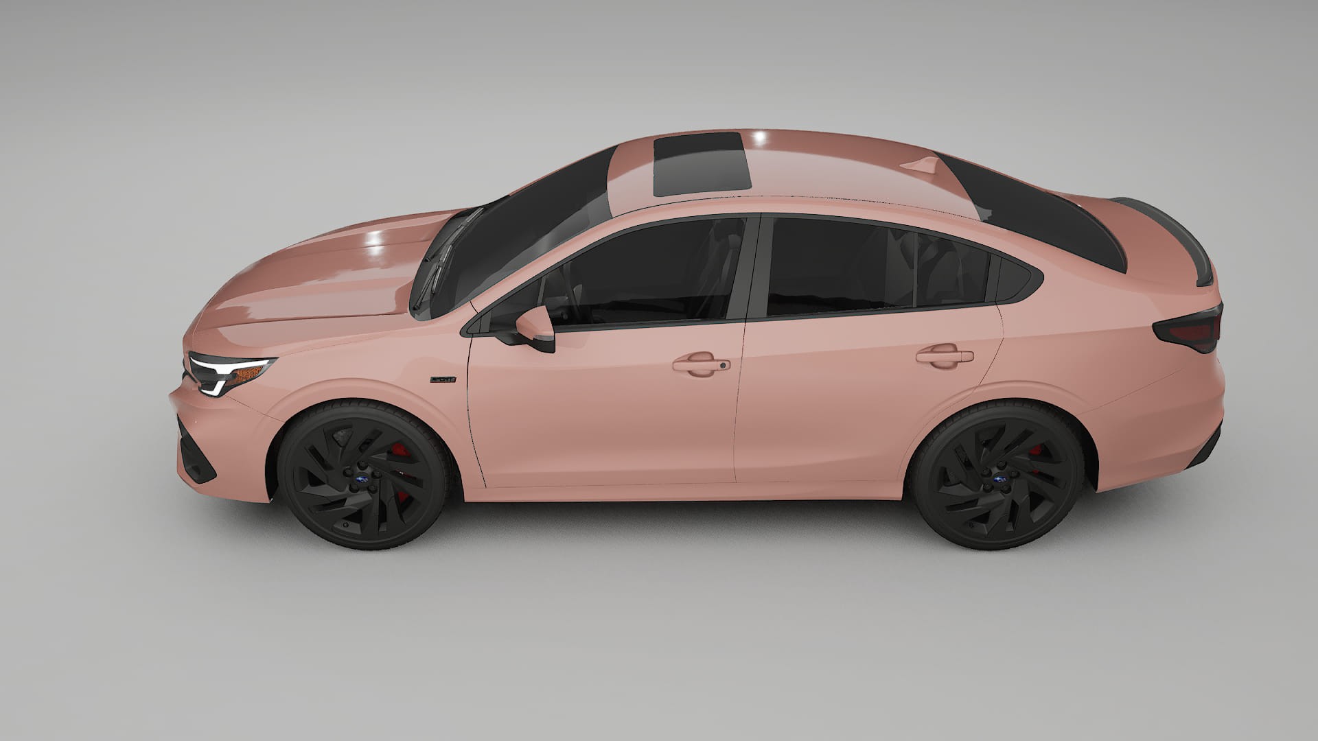 Subaru Legacy BW TPU Lackskyddsfilm | BLUSH Färgskiftande PPF – Komplett Förskuret Kit