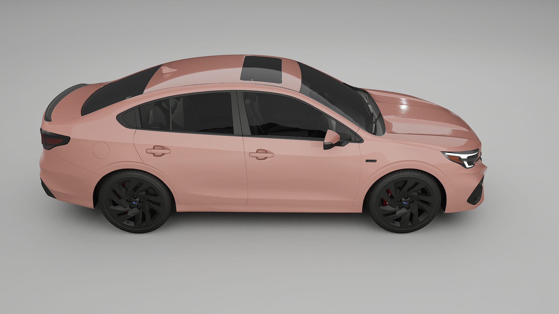 Subaru Legacy BW TPU Lackskyddsfilm | BLUSH Färgskiftande PPF – Komplett Förskuret Kit