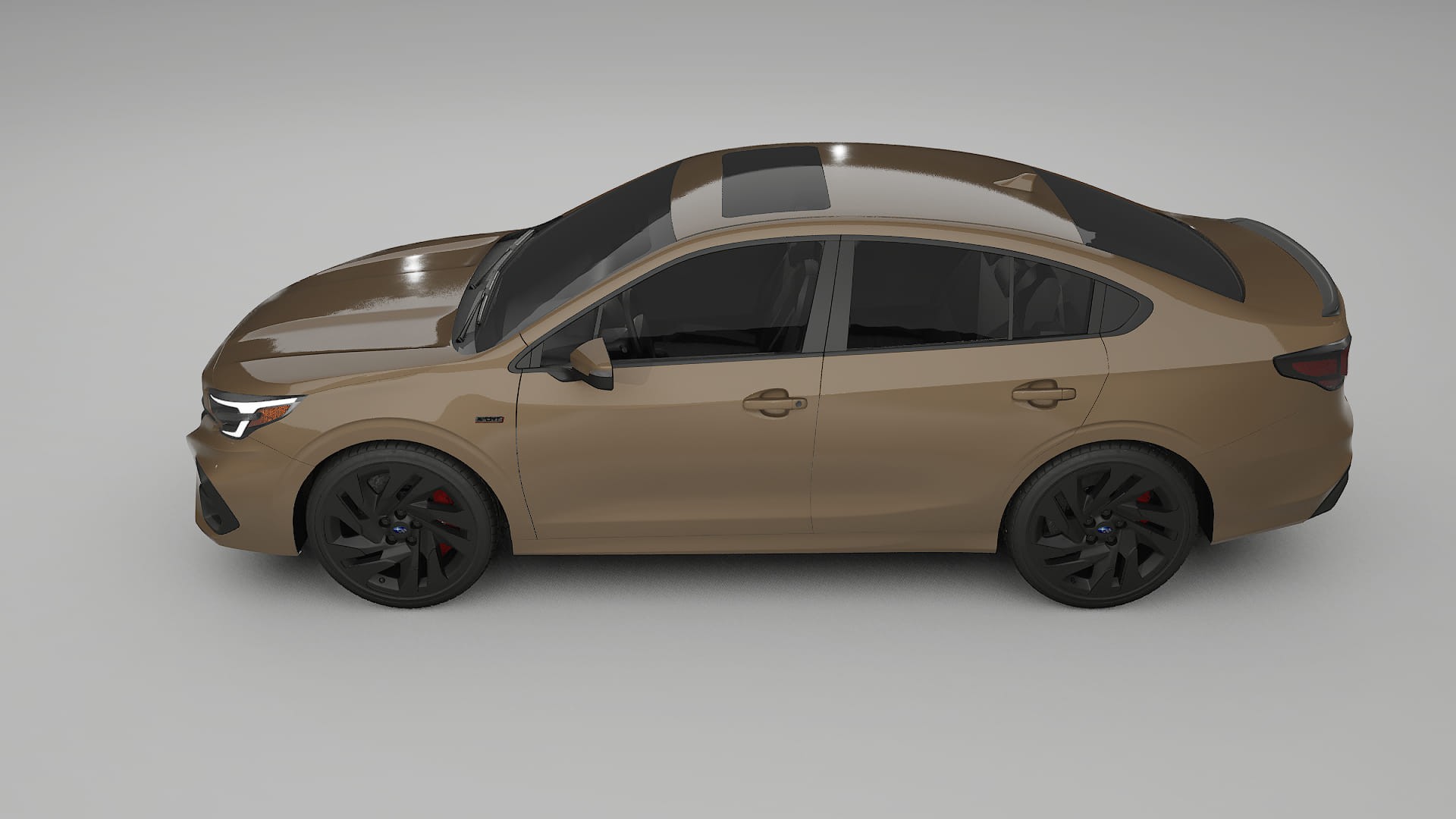 Subaru Legacy BW TPU Lackskyddsfilm | SAHARA Färgskiftande PPF – Komplett Förskuret Kit