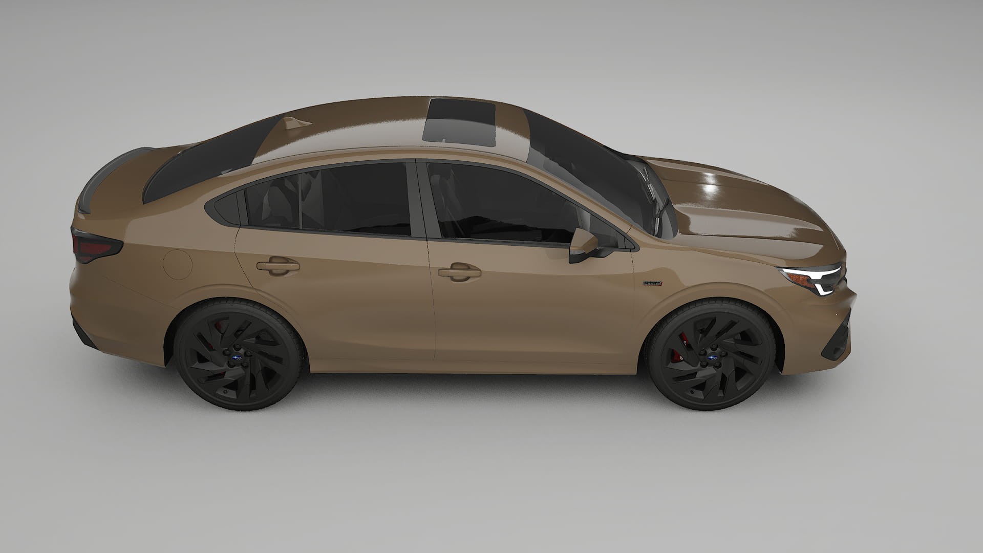 Subaru Legacy BW TPU Lackskyddsfilm | SAHARA Färgskiftande PPF – Komplett Förskuret Kit