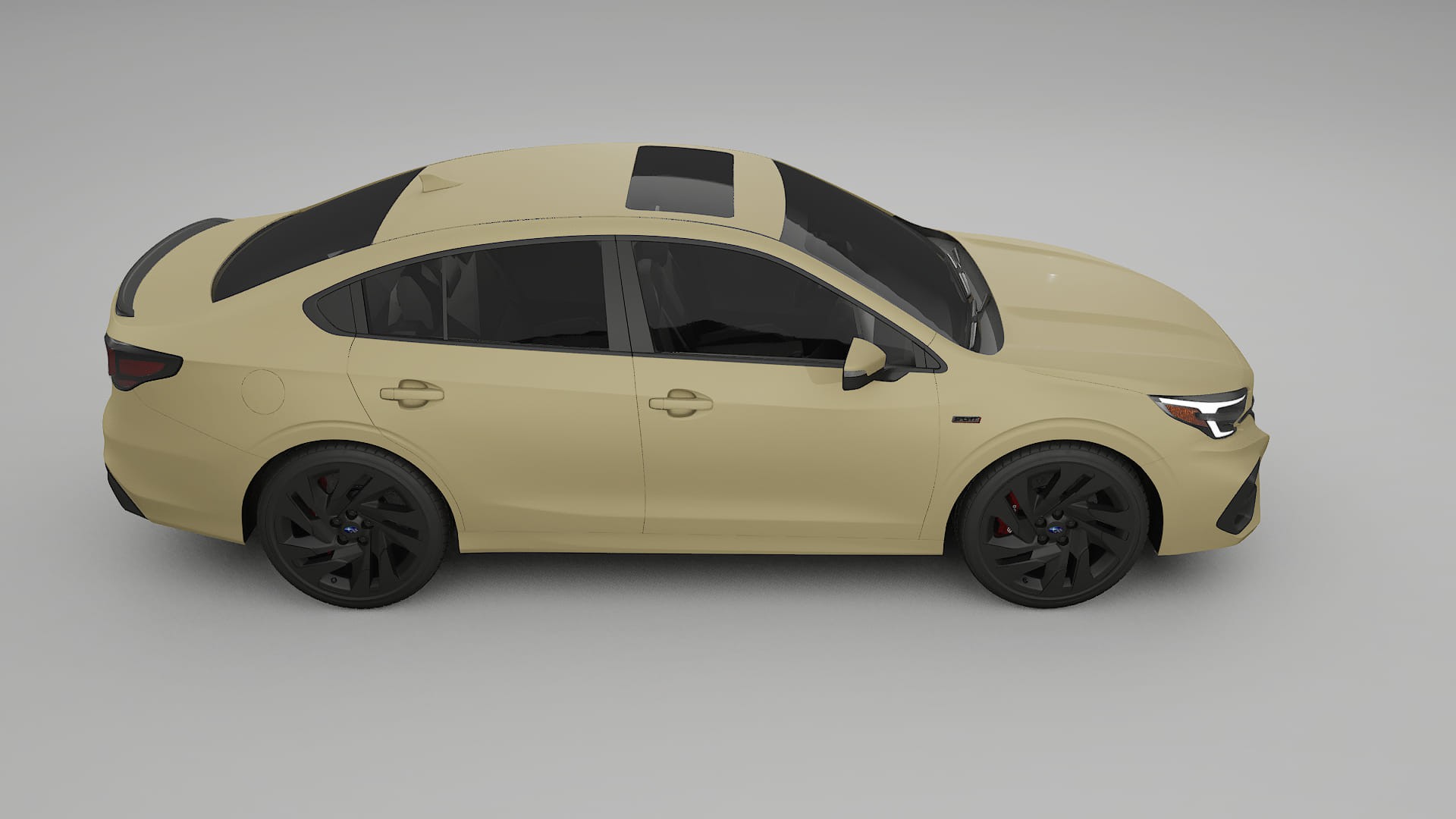 Subaru Legacy BW TPU Lackskyddsfilm | SAND Färgskiftande PPF – Komplett Förskuret Kit