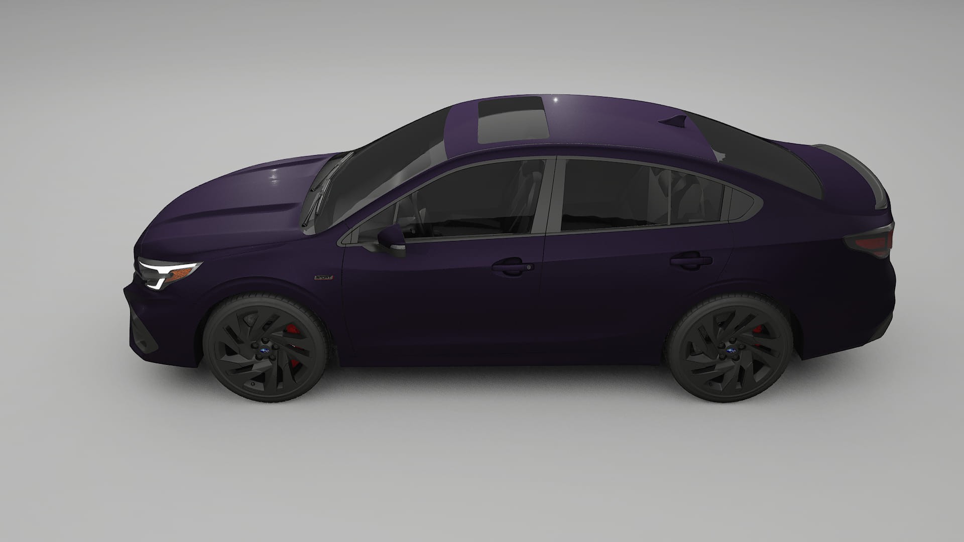 Subaru Legacy BW TPU Lackskyddsfilm | VIOLET Färgskiftande PPF – Komplett Förskuret Kit