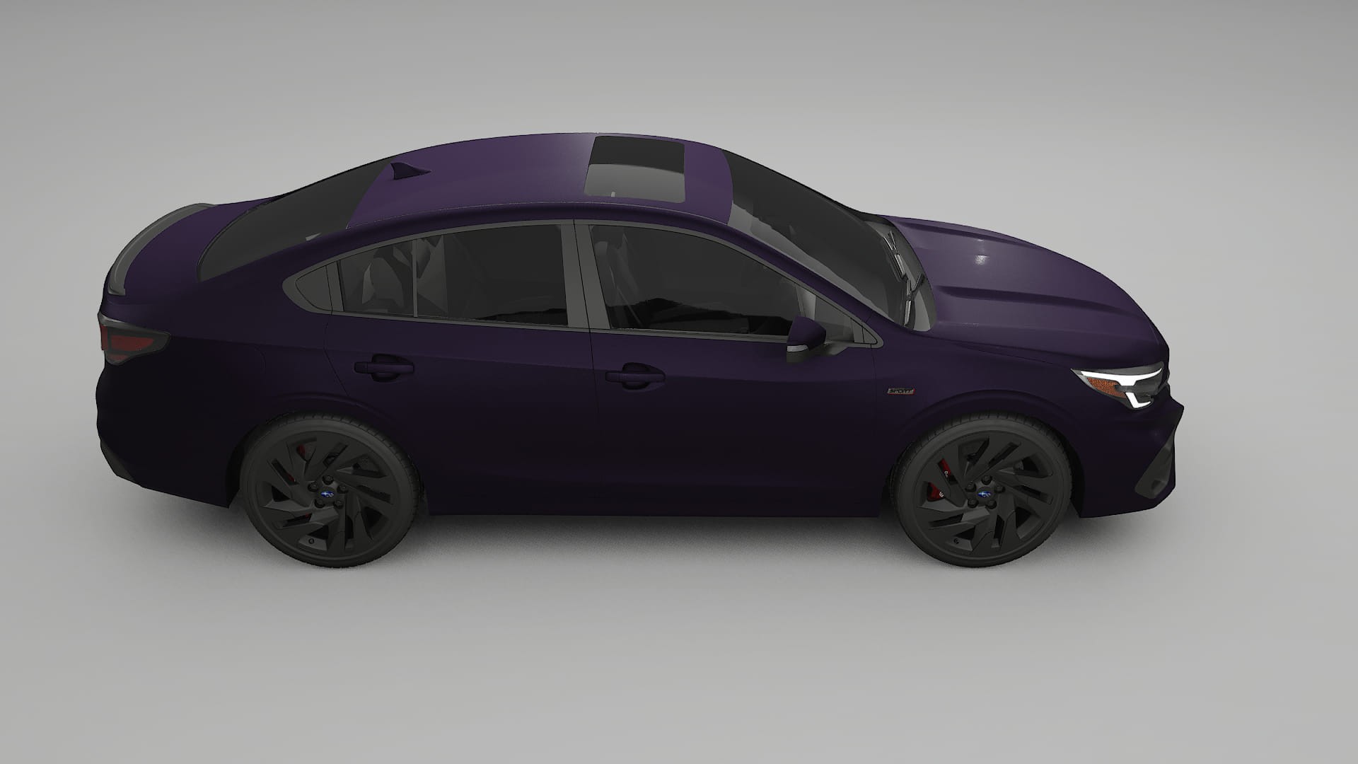 Subaru Legacy BW TPU Lackskyddsfilm | VIOLET Färgskiftande PPF – Komplett Förskuret Kit