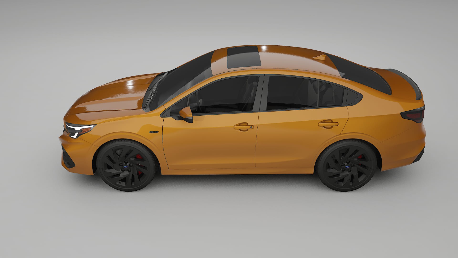 Subaru Legacy BW TPU Lackskyddsfilm | DAISY Färgskiftande PPF – Komplett Förskuret Kit