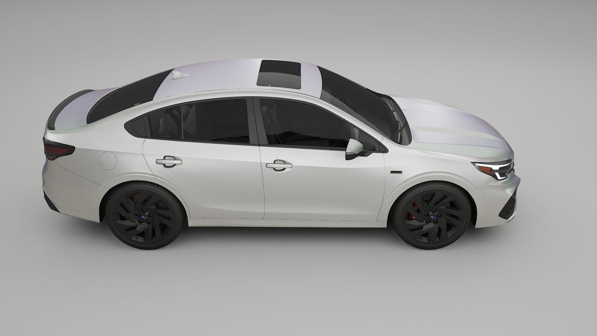 Subaru Legacy BW TPU Lackskyddsfilm | NEBULA Färgskiftande PPF – Komplett Förskuret Kit