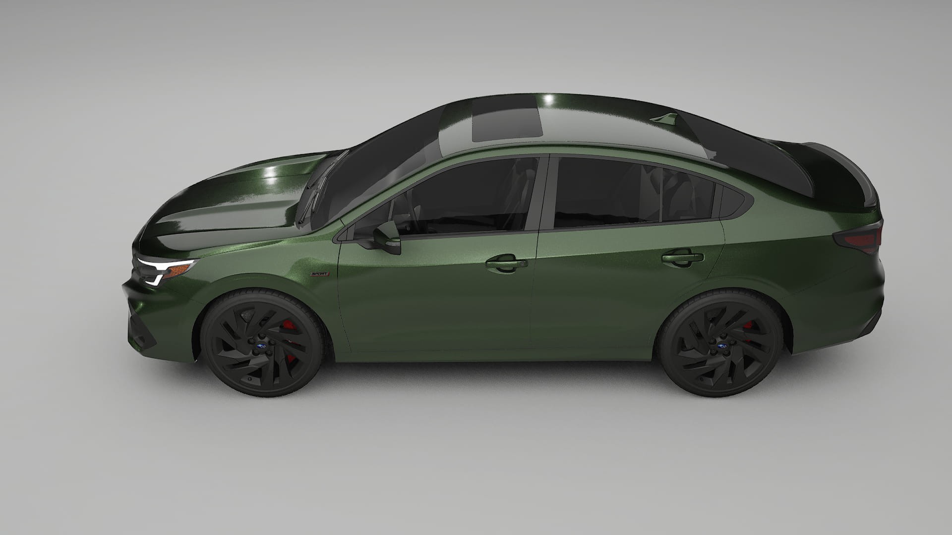 Subaru Legacy BW TPU Lackskyddsfilm | LAGOON Färgskiftande PPF – Komplett Förskuret Kit