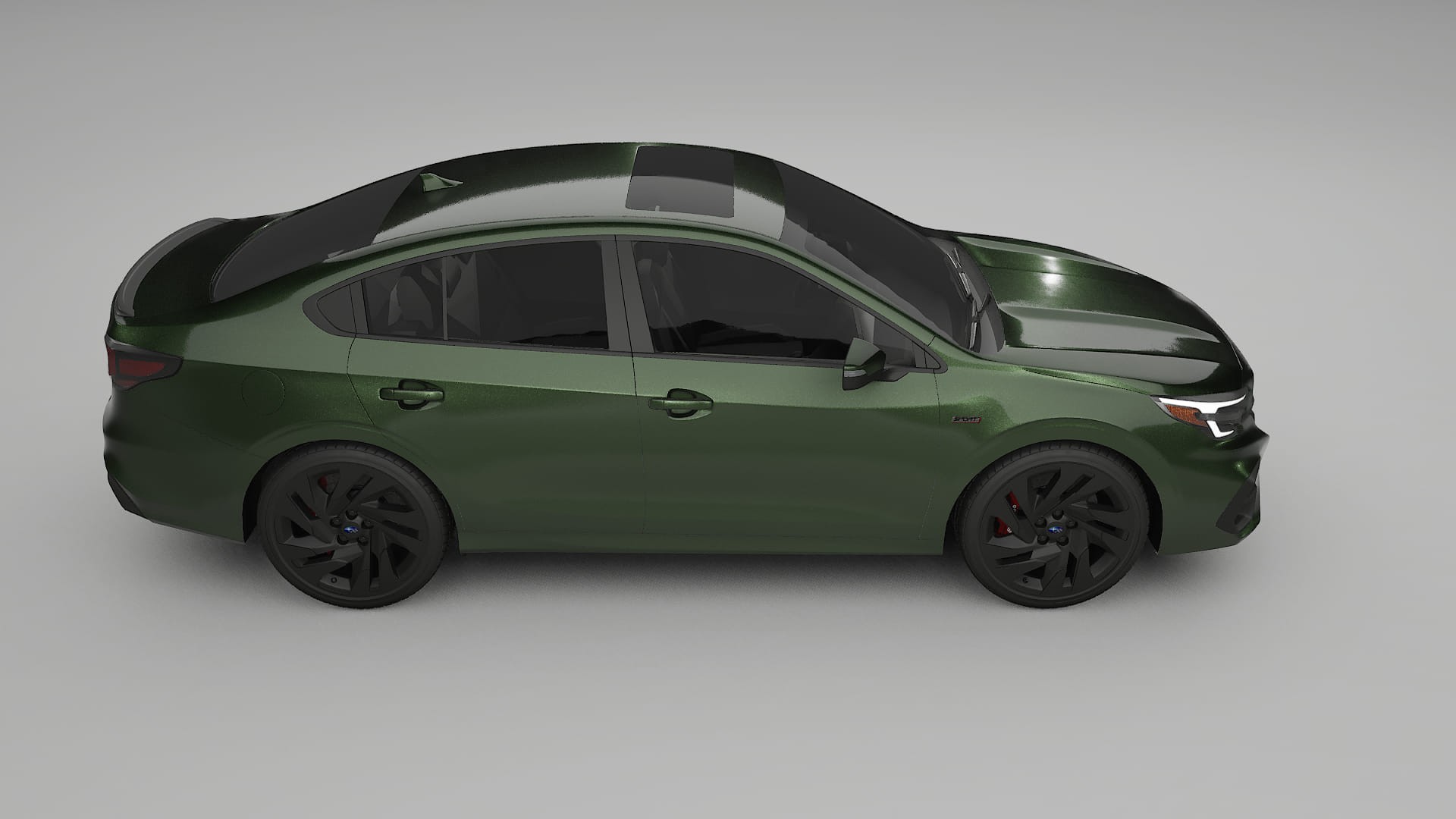 Subaru Legacy BW TPU Lackskyddsfilm | LAGOON Färgskiftande PPF – Komplett Förskuret Kit