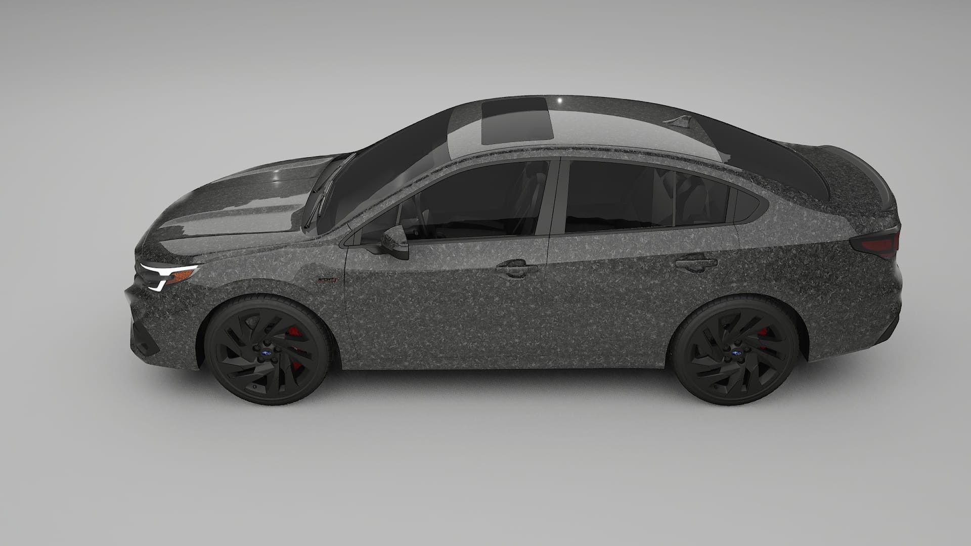 Subaru Legacy BW TPU Lackskyddsfilm | FORGED S Färgskiftande PPF – Komplett Förskuret Kit