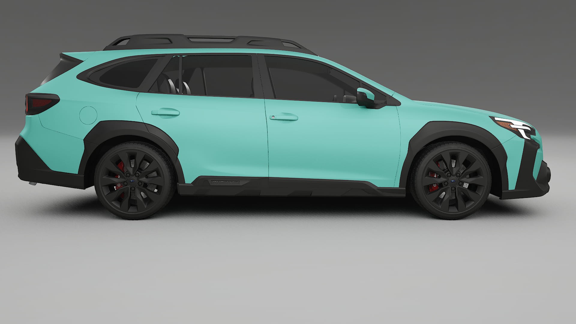 Subaru Outback VI BS facelift LCI TPU Lackskyddsfilm | FROST Färgskiftande PPF – Komplett Förskuret Kit