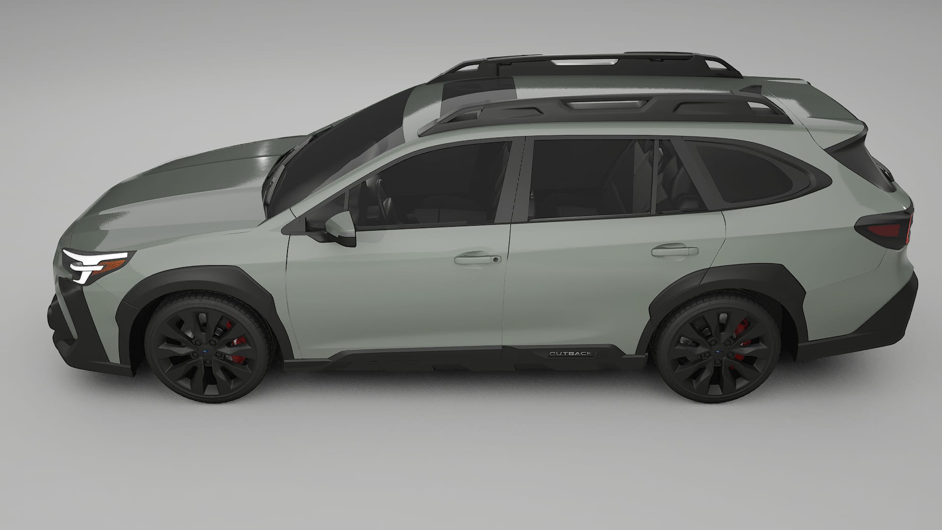 Subaru Outback VI BS facelift LCI TPU Lackskyddsfilm | SLATE Färgskiftande PPF – Komplett Förskuret Kit