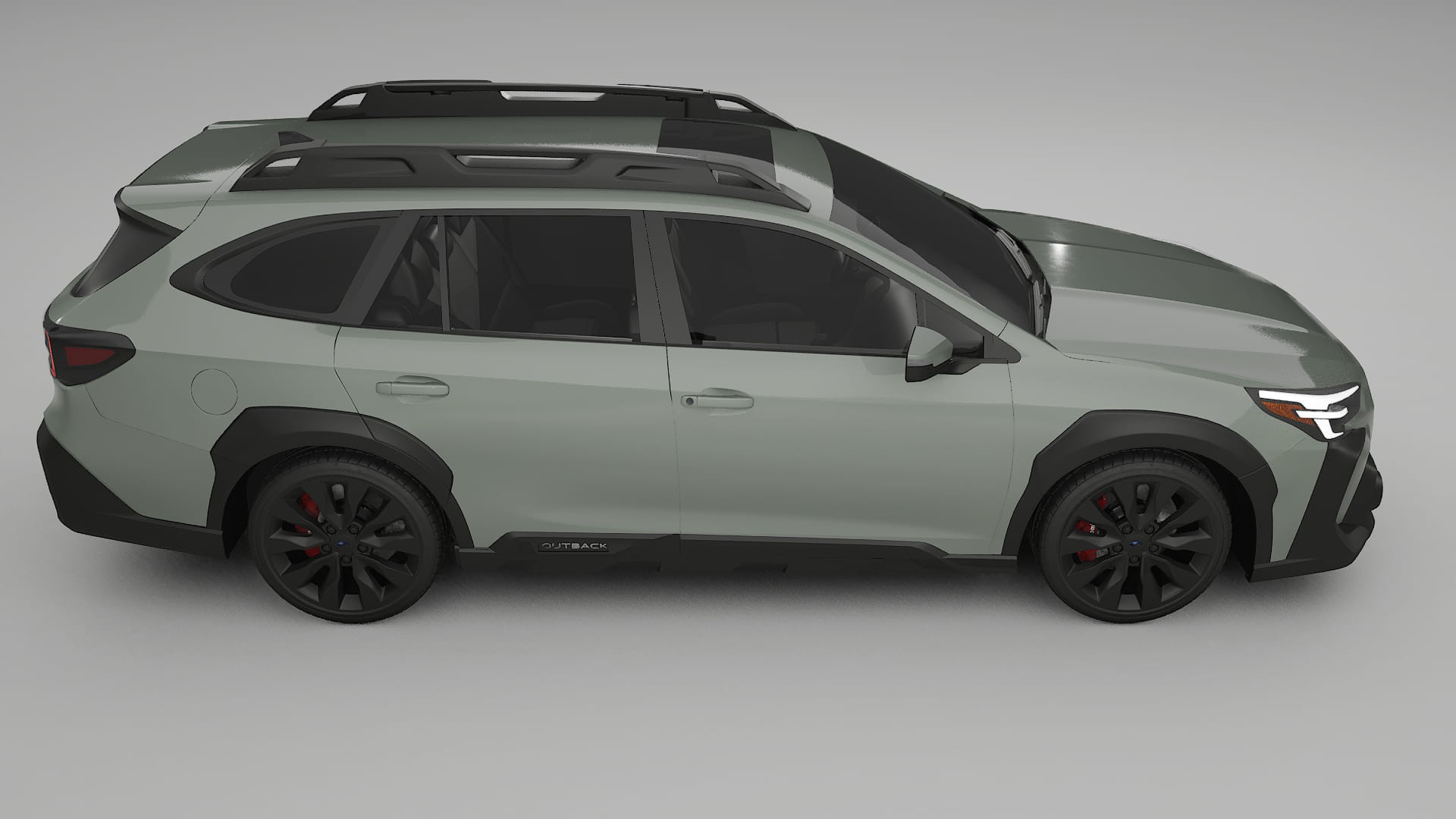 Subaru Outback VI BS facelift LCI TPU Lackskyddsfilm | SLATE Färgskiftande PPF – Komplett Förskuret Kit