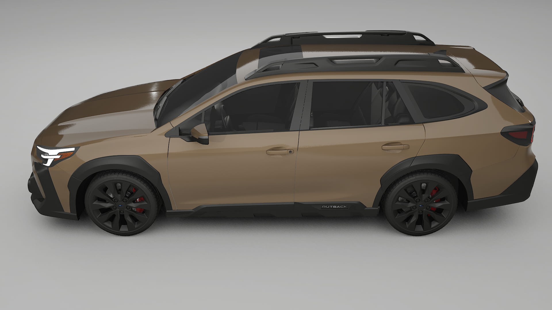 Subaru Outback VI BS facelift LCI TPU Lackskyddsfilm | SAHARA Färgskiftande PPF – Komplett Förskuret Kit