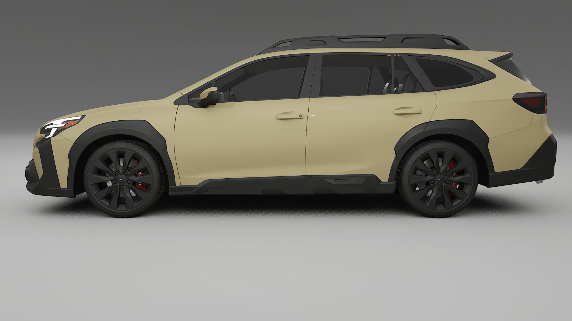 Subaru Outback VI BS facelift LCI TPU Lackskyddsfilm | SAND Färgskiftande PPF – Komplett Förskuret Kit