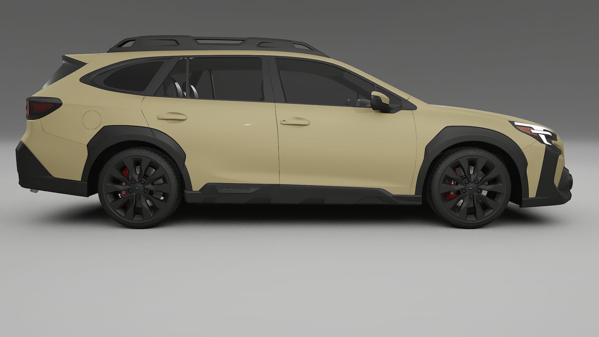 Subaru Outback VI BS facelift LCI TPU Lackskyddsfilm | SAND Färgskiftande PPF – Komplett Förskuret Kit