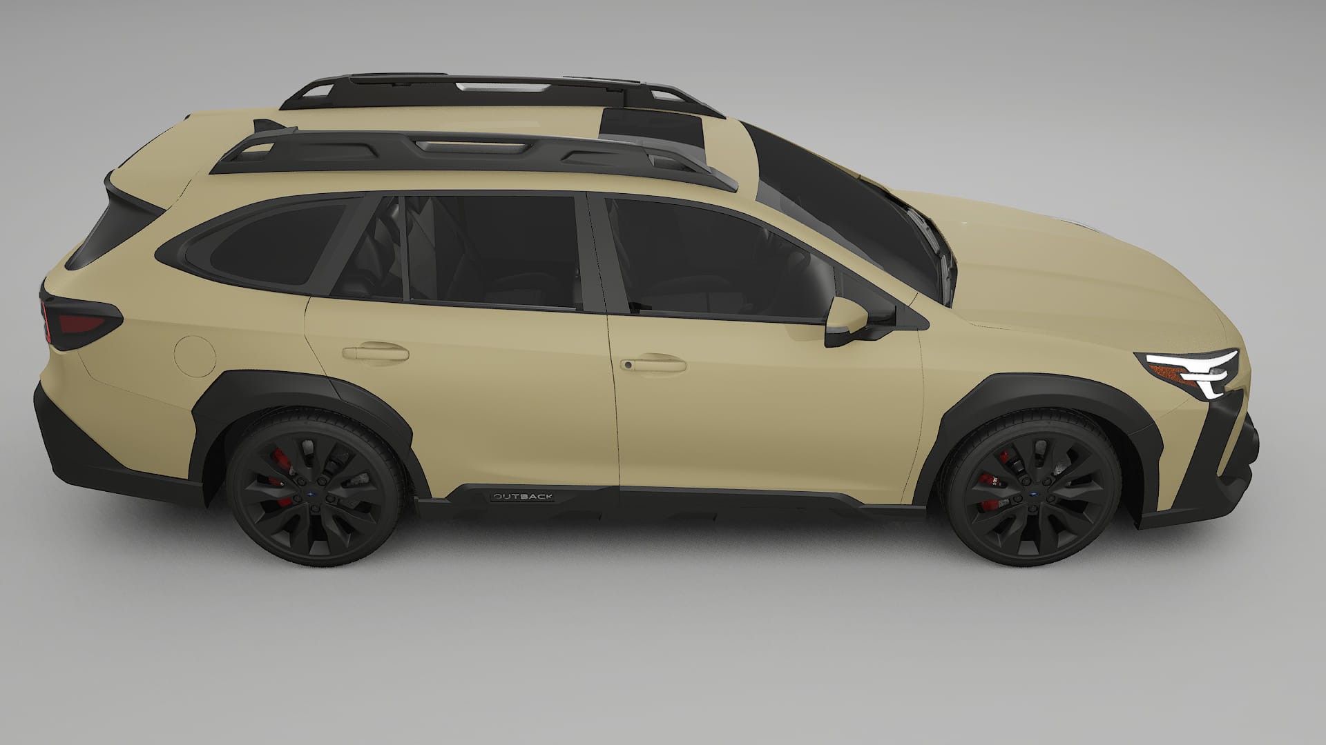 Subaru Outback VI BS facelift LCI TPU Lackskyddsfilm | SAND Färgskiftande PPF – Komplett Förskuret Kit