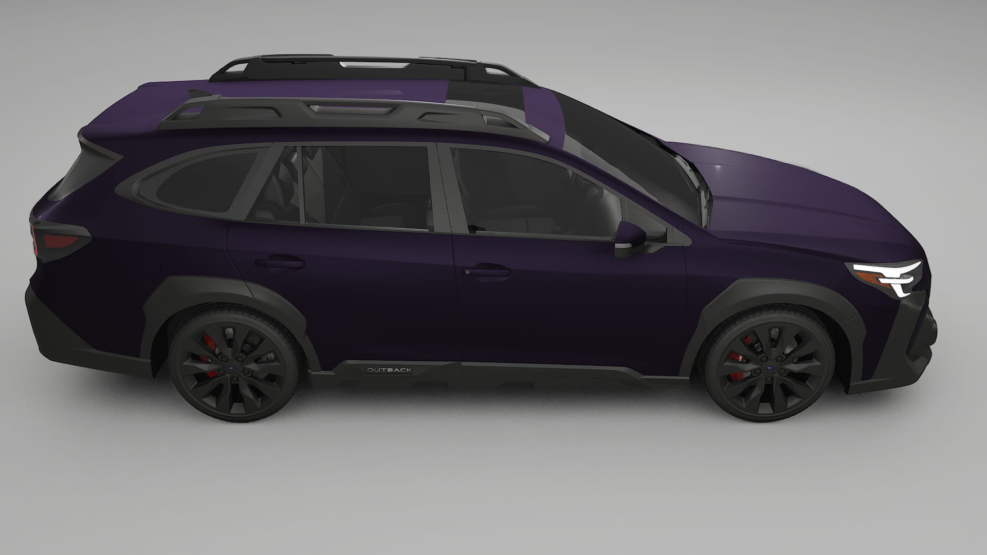 Subaru Outback VI BS facelift LCI TPU Lackskyddsfilm | VIOLET Färgskiftande PPF – Komplett Förskuret Kit