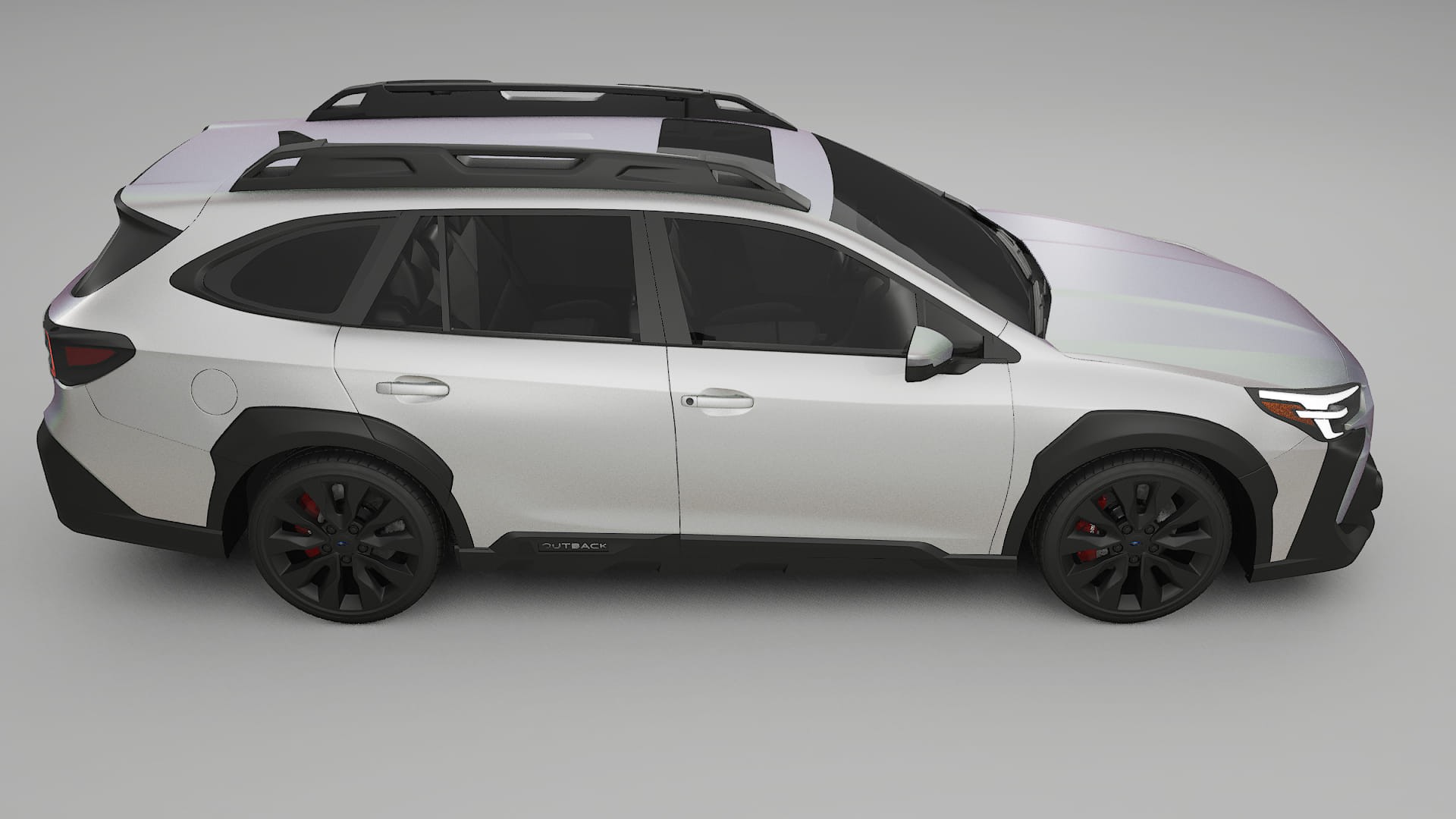 Subaru Outback VI BS facelift LCI TPU Lackskyddsfilm | NEBULA Färgskiftande PPF – Komplett Förskuret Kit