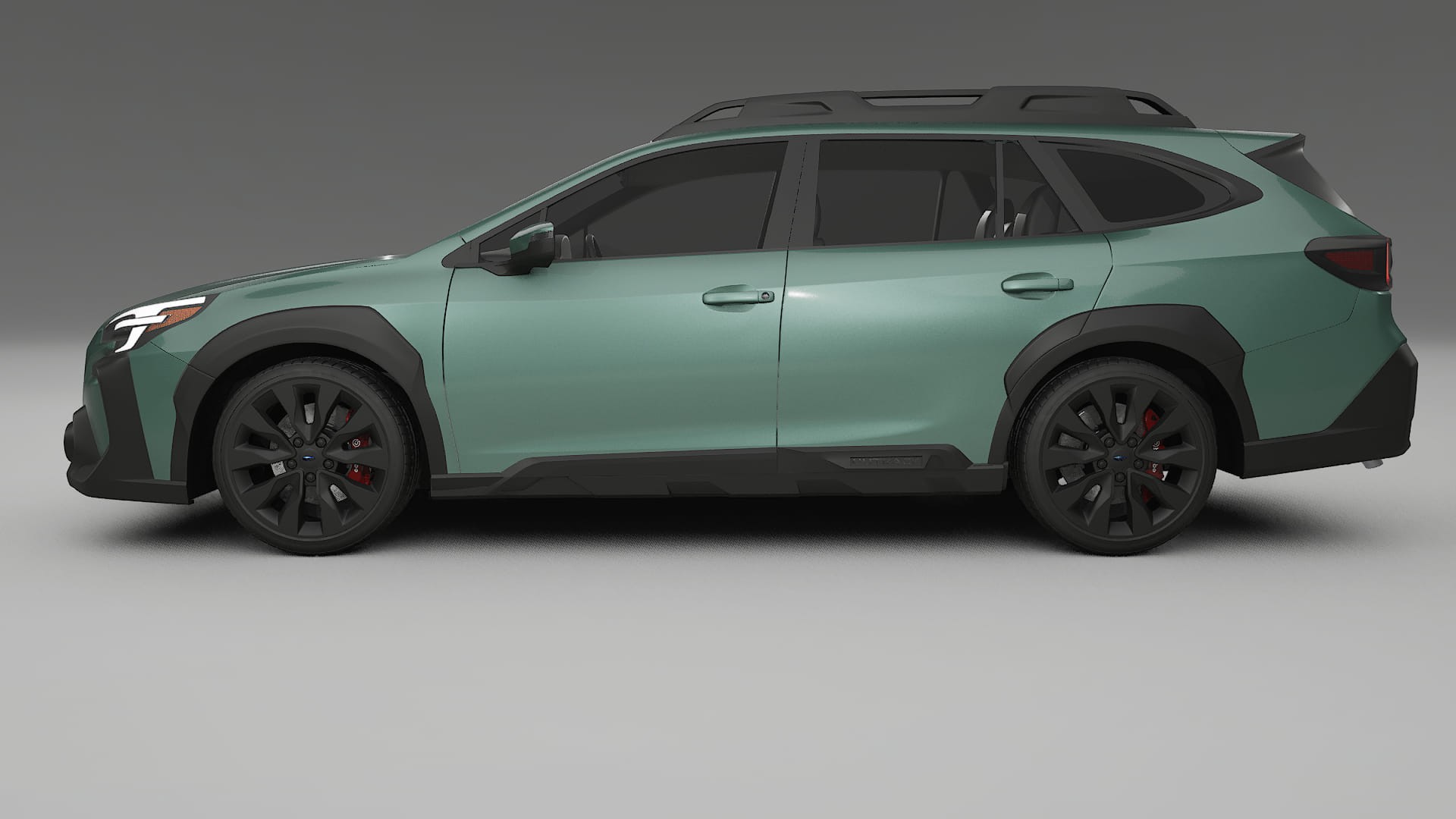 Subaru Outback VI BS facelift LCI TPU Lackskyddsfilm | EVERGREEN Färgskiftande PPF – Komplett Förskuret Kit