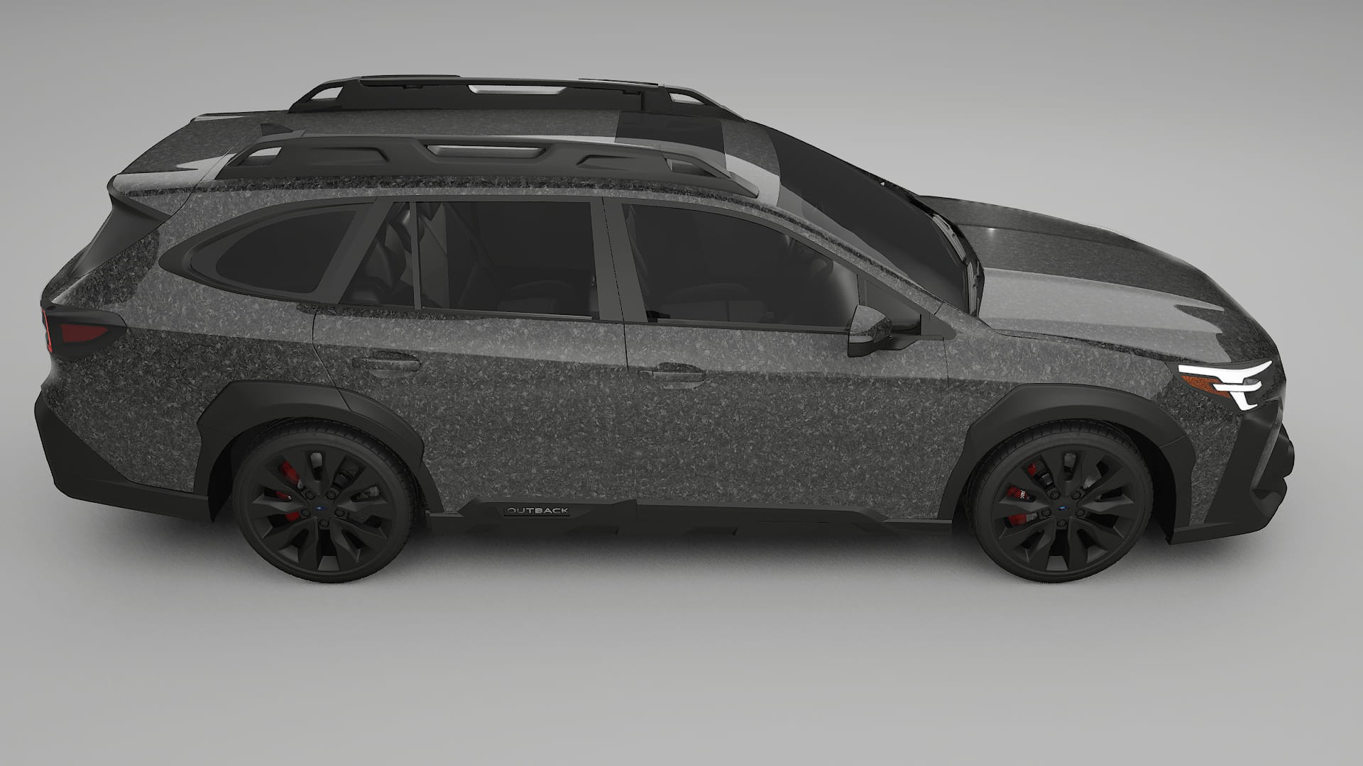 Subaru Outback VI BS facelift LCI TPU Lackskyddsfilm | FORGED S Färgskiftande PPF – Komplett Förskuret Kit