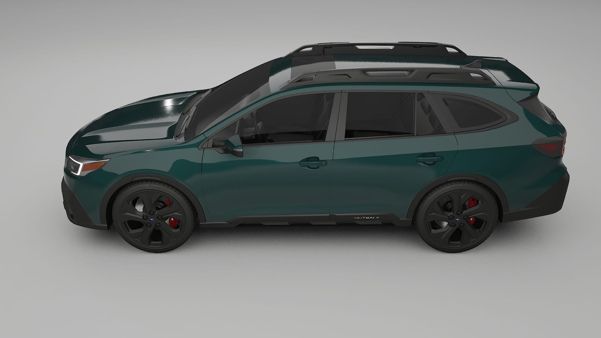 Subaru Outback VI BS prefacelift pre LCI TPU Lackskyddsfilm | INFERNO Färgskiftande PPF – Komplett Förskuret Kit