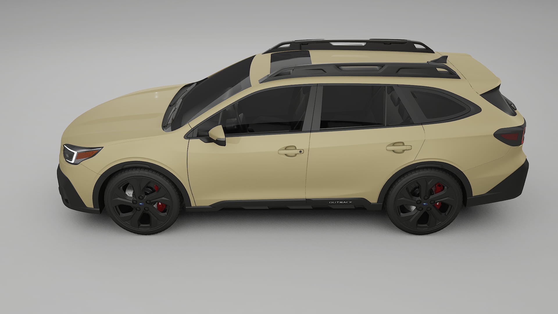 Subaru Outback VI BS prefacelift pre LCI TPU Lackskyddsfilm | SAND Färgskiftande PPF – Komplett Förskuret Kit