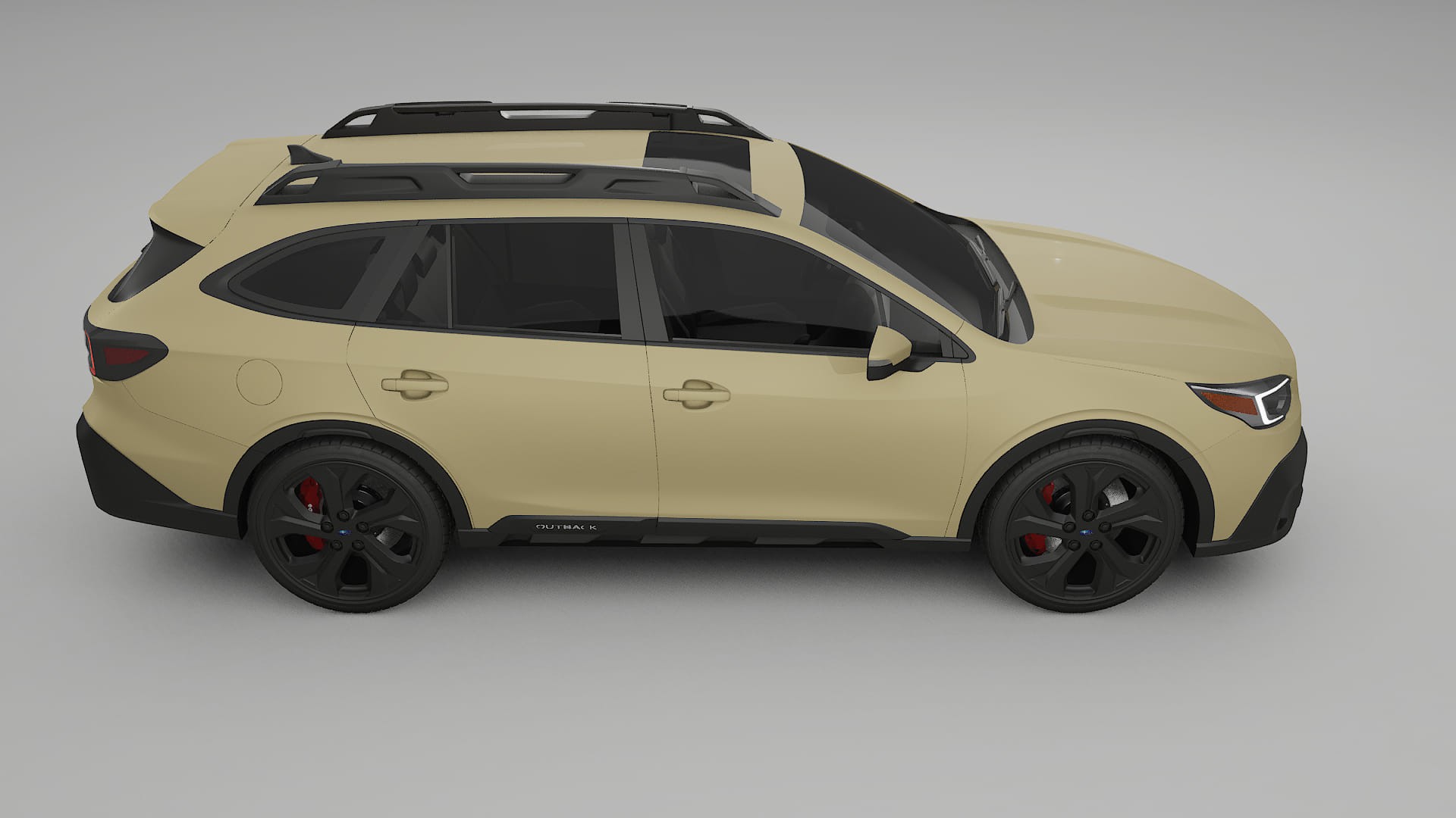 Subaru Outback VI BS prefacelift pre LCI TPU Lackskyddsfilm | SAND Färgskiftande PPF – Komplett Förskuret Kit