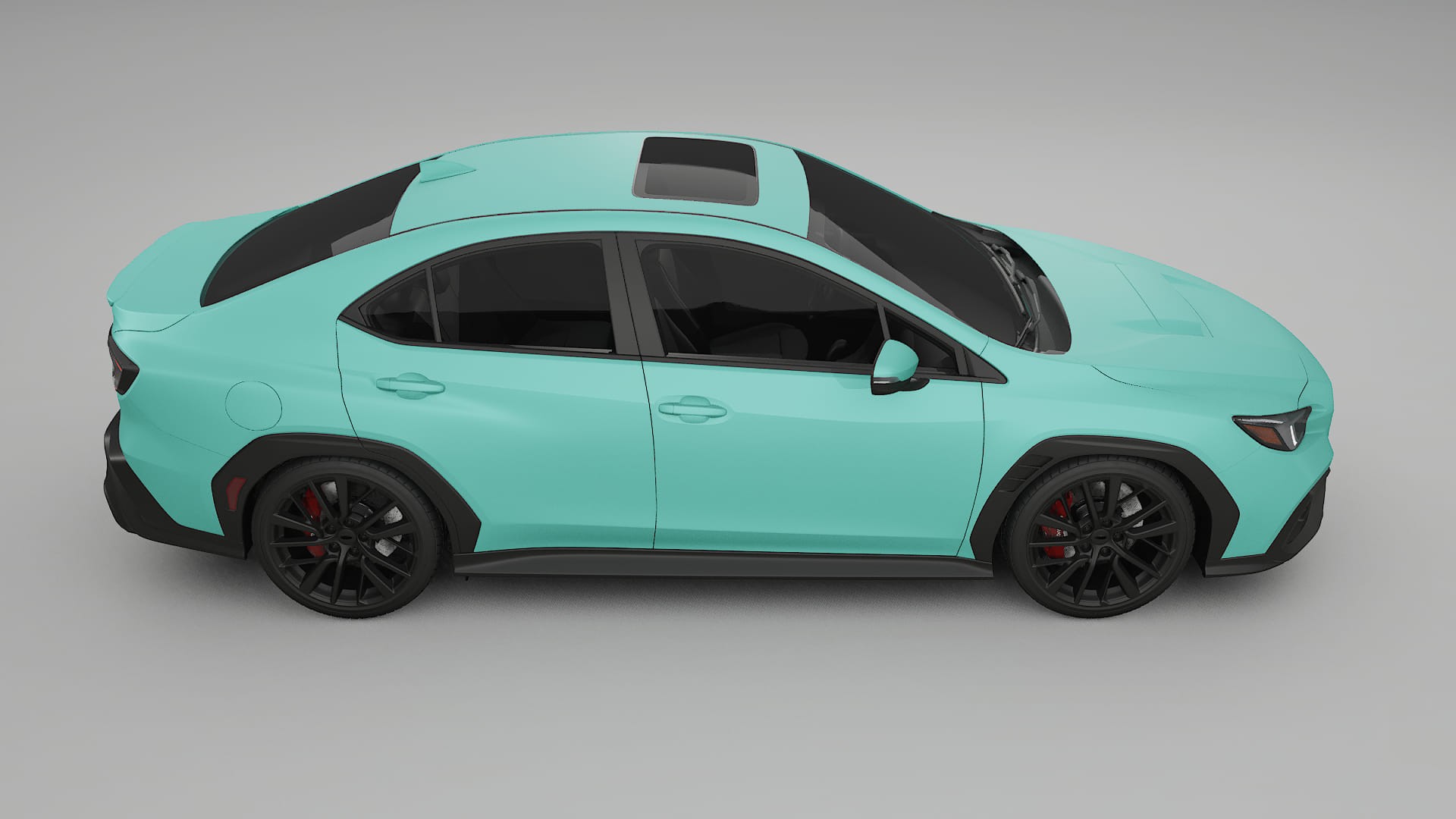 Subaru WRX VB TPU Lackskyddsfilm | FROST Färgskiftande PPF – Komplett Förskuret Kit