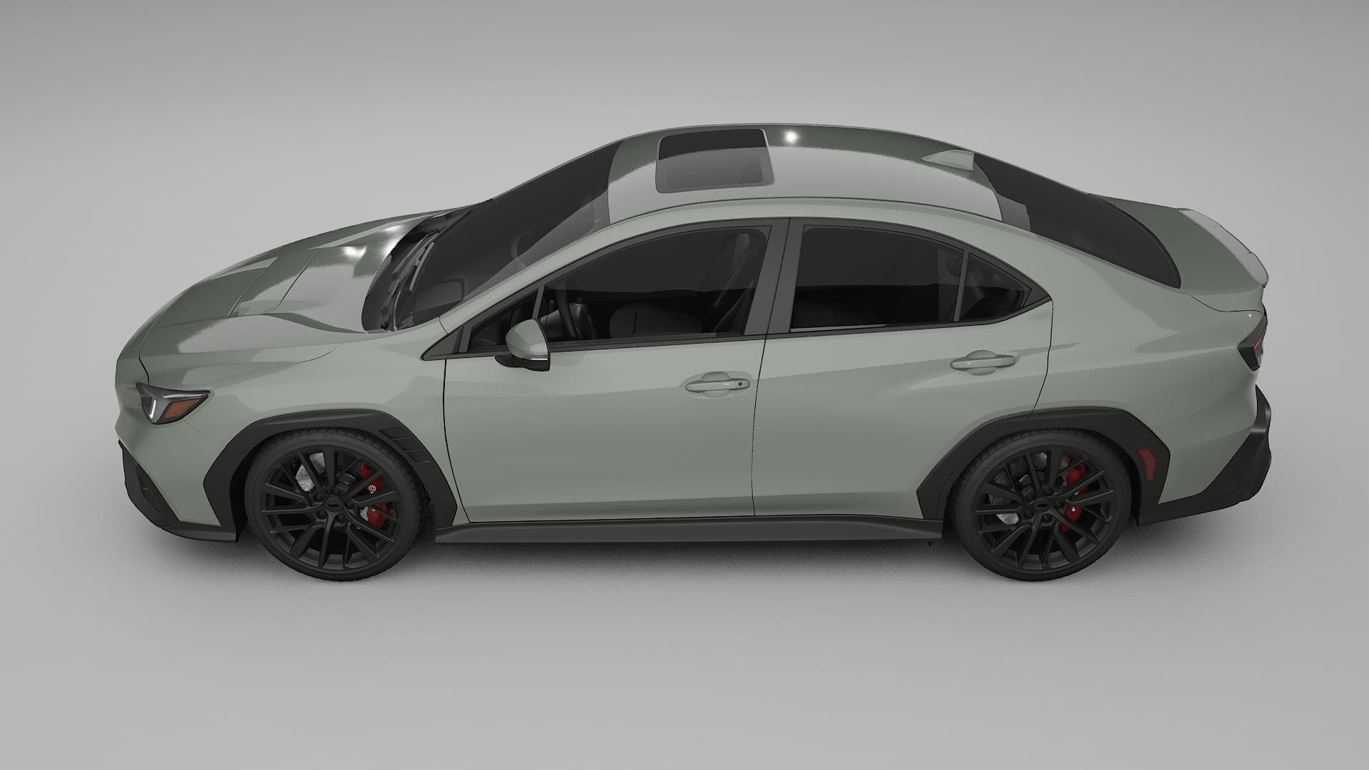 Subaru WRX VB TPU Lackskyddsfilm | SLATE Färgskiftande PPF – Komplett Förskuret Kit