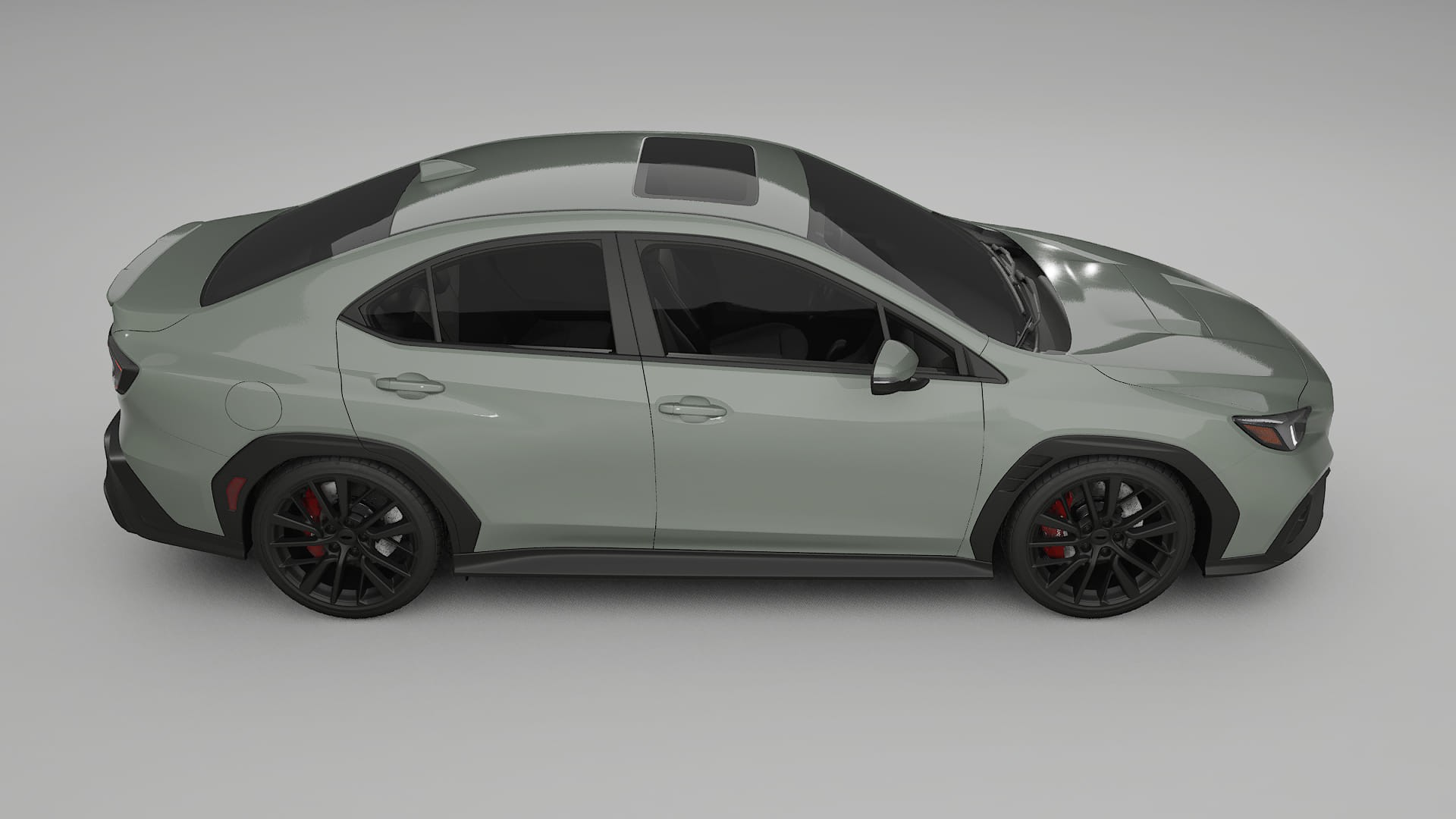 Subaru WRX VB TPU Lackskyddsfilm | SLATE Färgskiftande PPF – Komplett Förskuret Kit