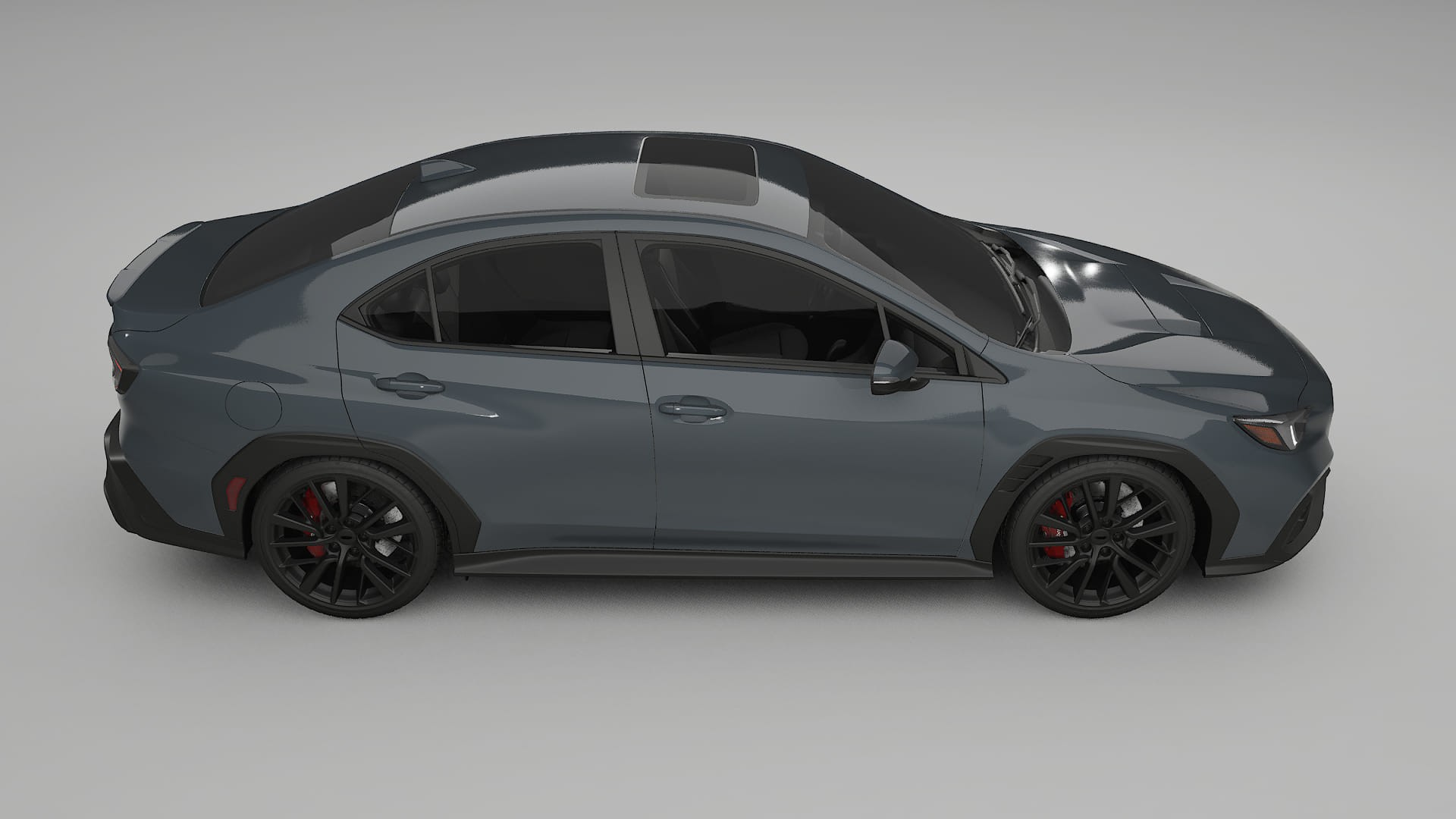 Subaru WRX VB TPU Lackskyddsfilm | GRANITE Färgskiftande PPF – Komplett Förskuret Kit