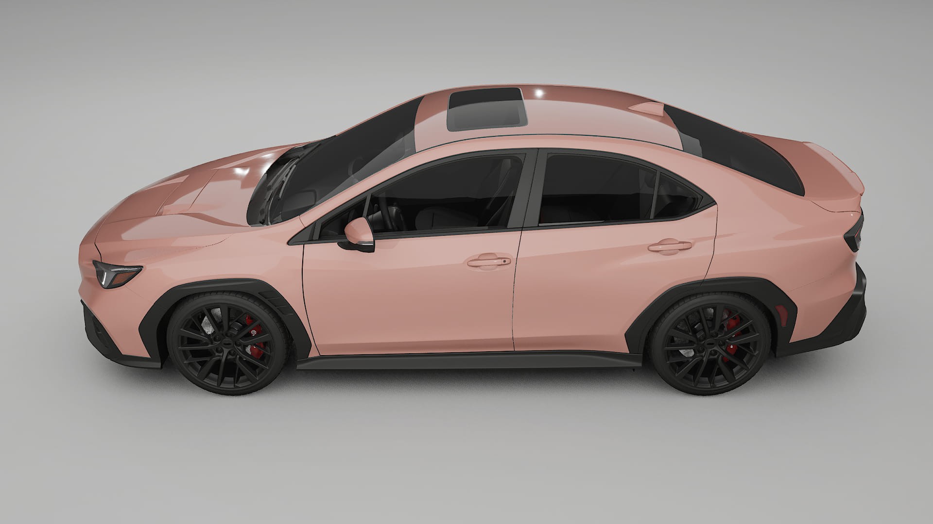 Subaru WRX VB TPU Lackskyddsfilm | BLUSH Färgskiftande PPF – Komplett Förskuret Kit