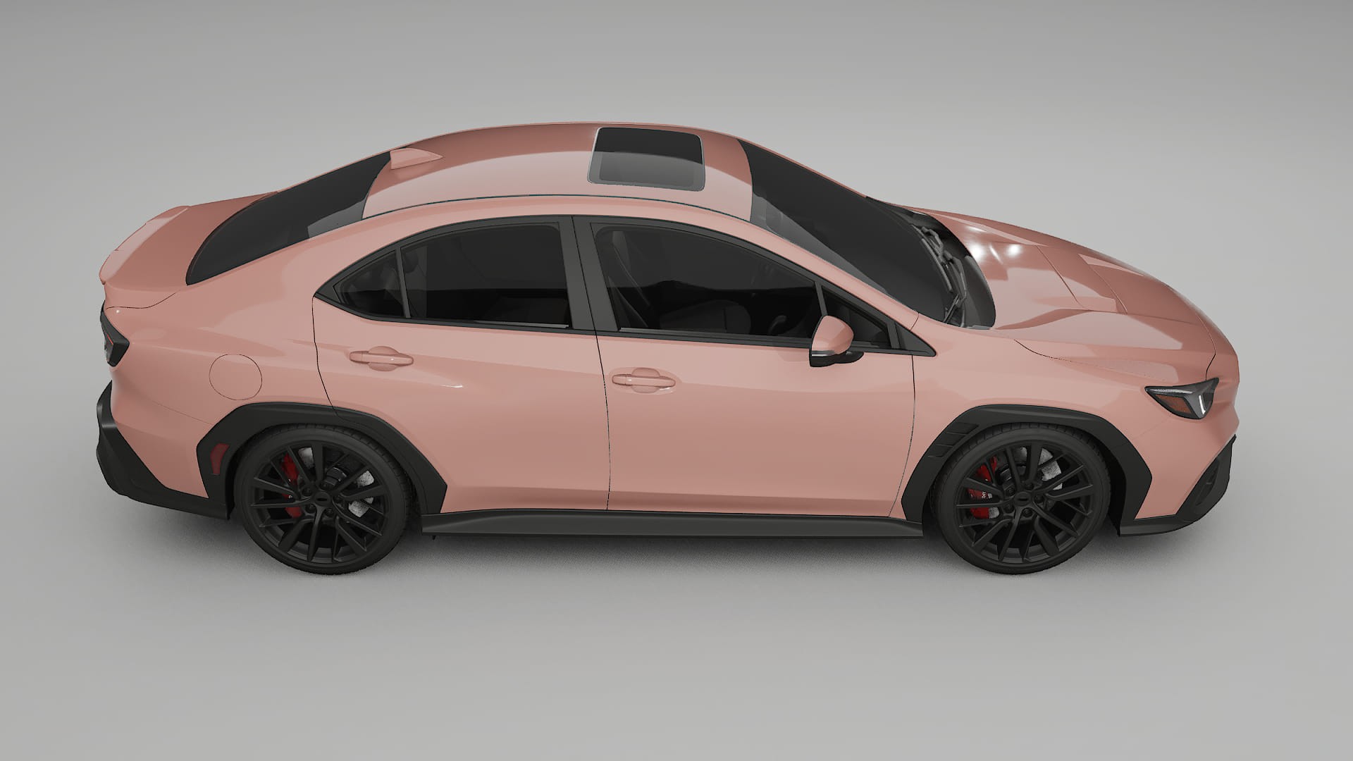 Subaru WRX VB TPU Lackskyddsfilm | BLUSH Färgskiftande PPF – Komplett Förskuret Kit