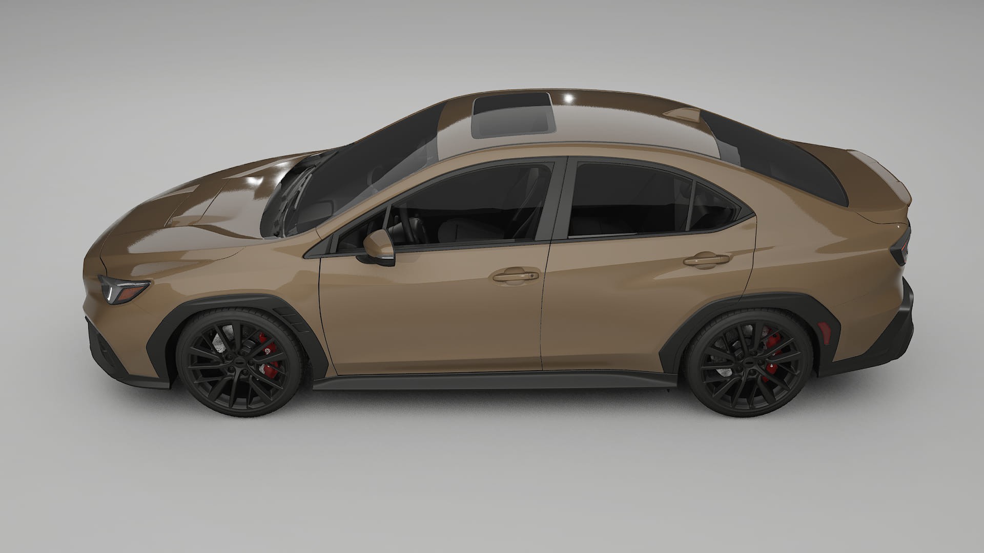 Subaru WRX VB TPU Lackskyddsfilm | SAHARA Färgskiftande PPF – Komplett Förskuret Kit