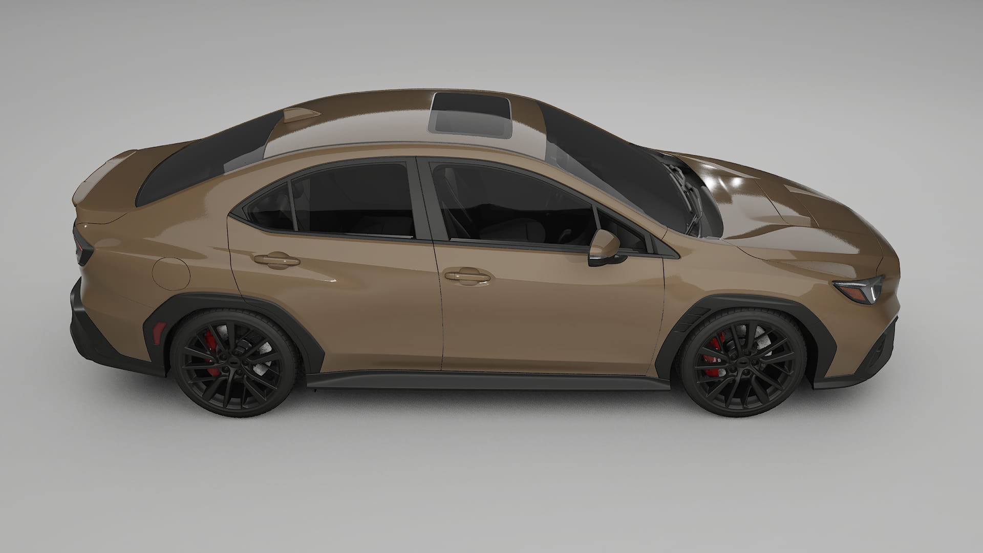 Subaru WRX VB TPU Lackskyddsfilm | SAHARA Färgskiftande PPF – Komplett Förskuret Kit