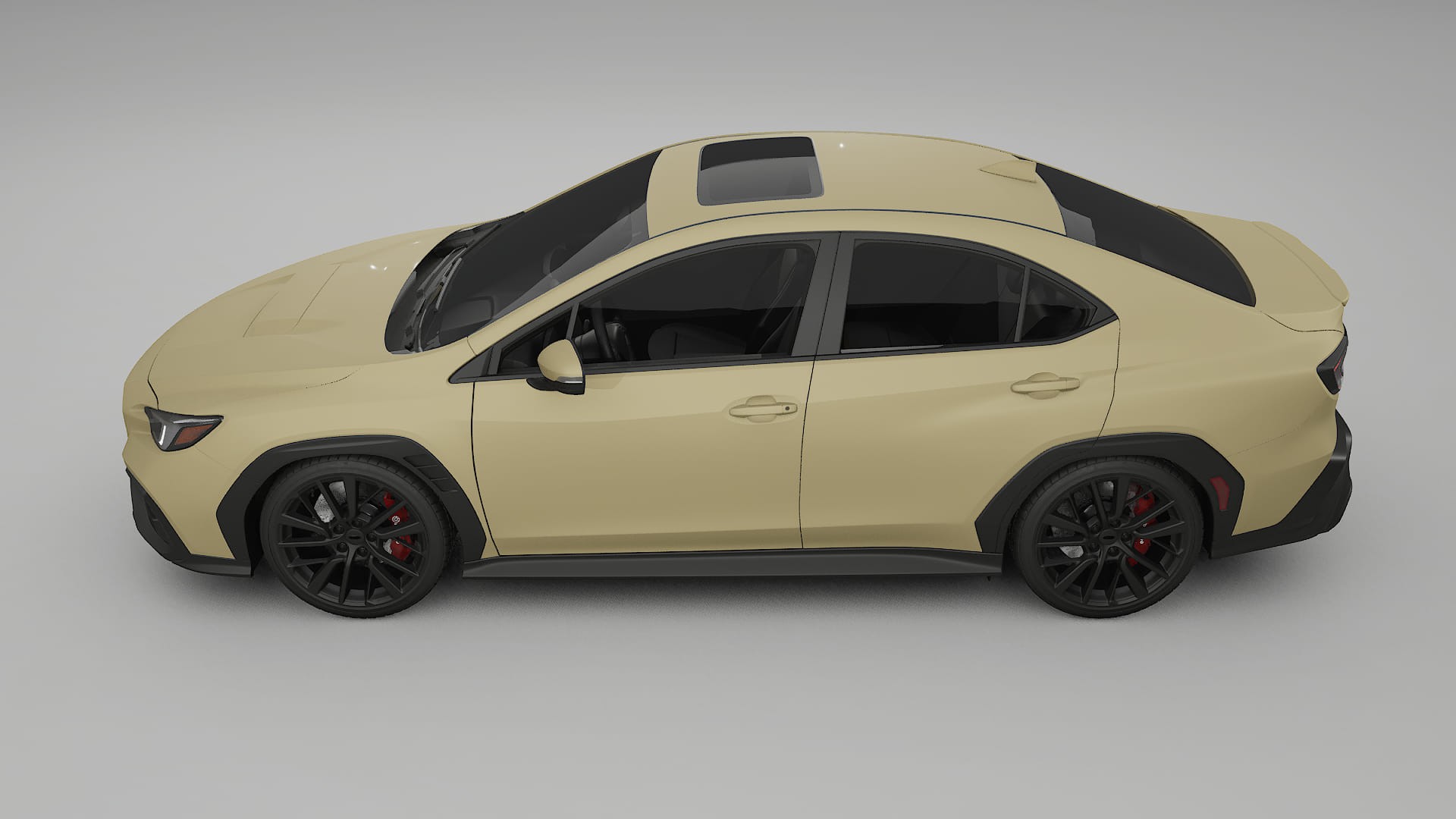 Subaru WRX VB TPU Lackskyddsfilm | SAND Färgskiftande PPF – Komplett Förskuret Kit