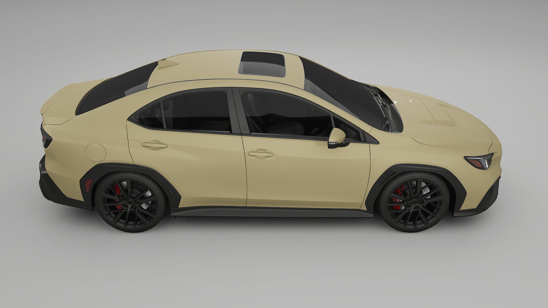 Subaru WRX VB TPU Lackskyddsfilm | SAND Färgskiftande PPF – Komplett Förskuret Kit