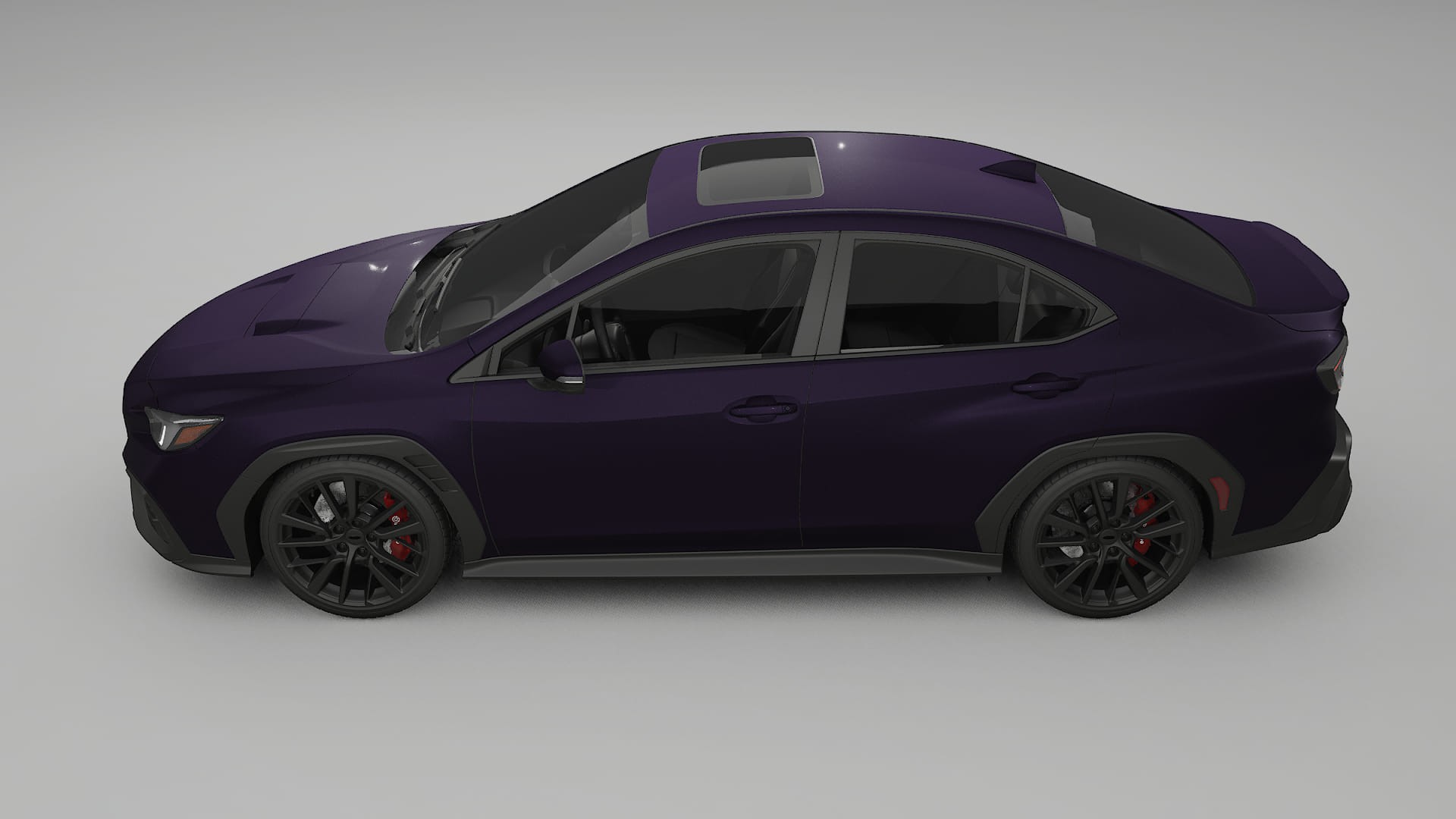 Subaru WRX VB TPU Lackskyddsfilm | VIOLET Färgskiftande PPF – Komplett Förskuret Kit