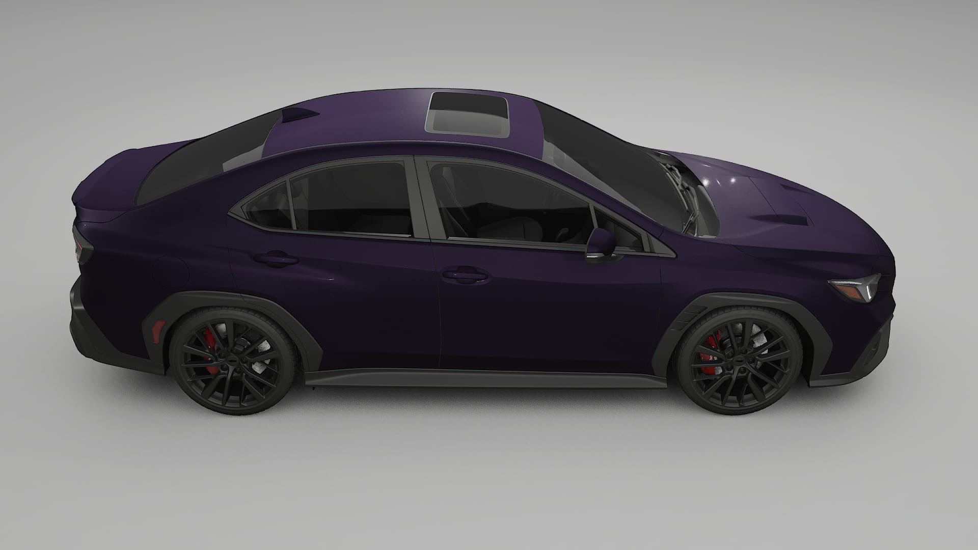 Subaru WRX VB TPU Lackskyddsfilm | VIOLET Färgskiftande PPF – Komplett Förskuret Kit