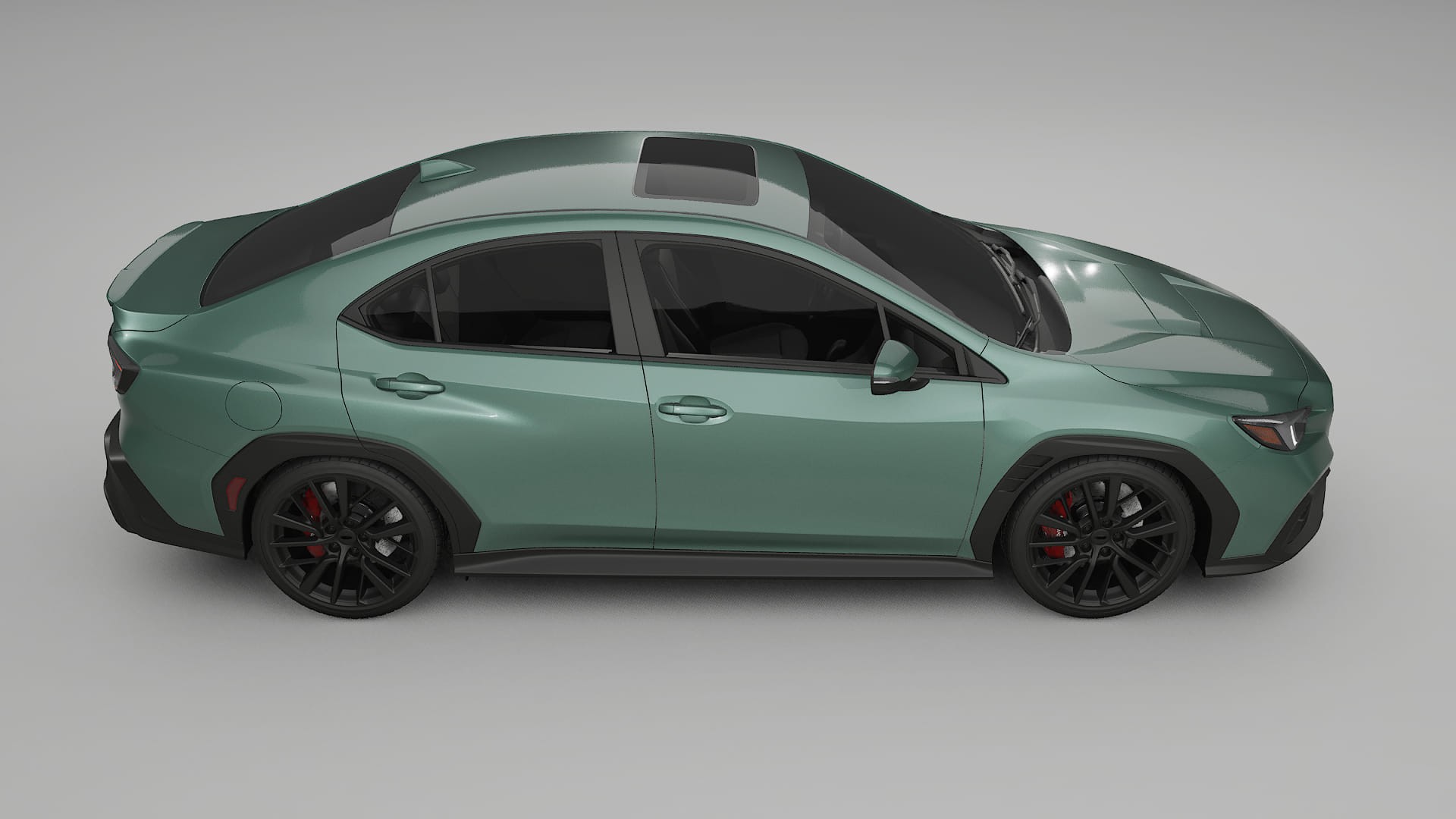 Subaru WRX VB TPU Lackskyddsfilm | EVERGREEN Färgskiftande PPF – Komplett Förskuret Kit