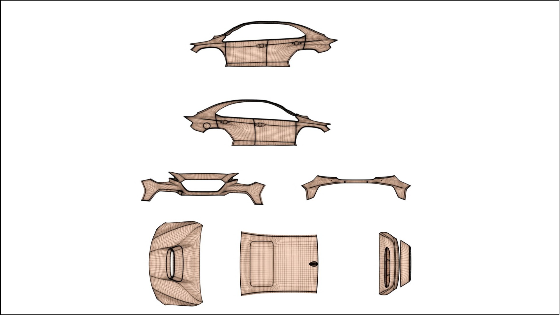 Subaru WRX VB TPU Lackskyddsfilm | LAGOON Färgskiftande PPF – Komplett Förskuret Kit 2