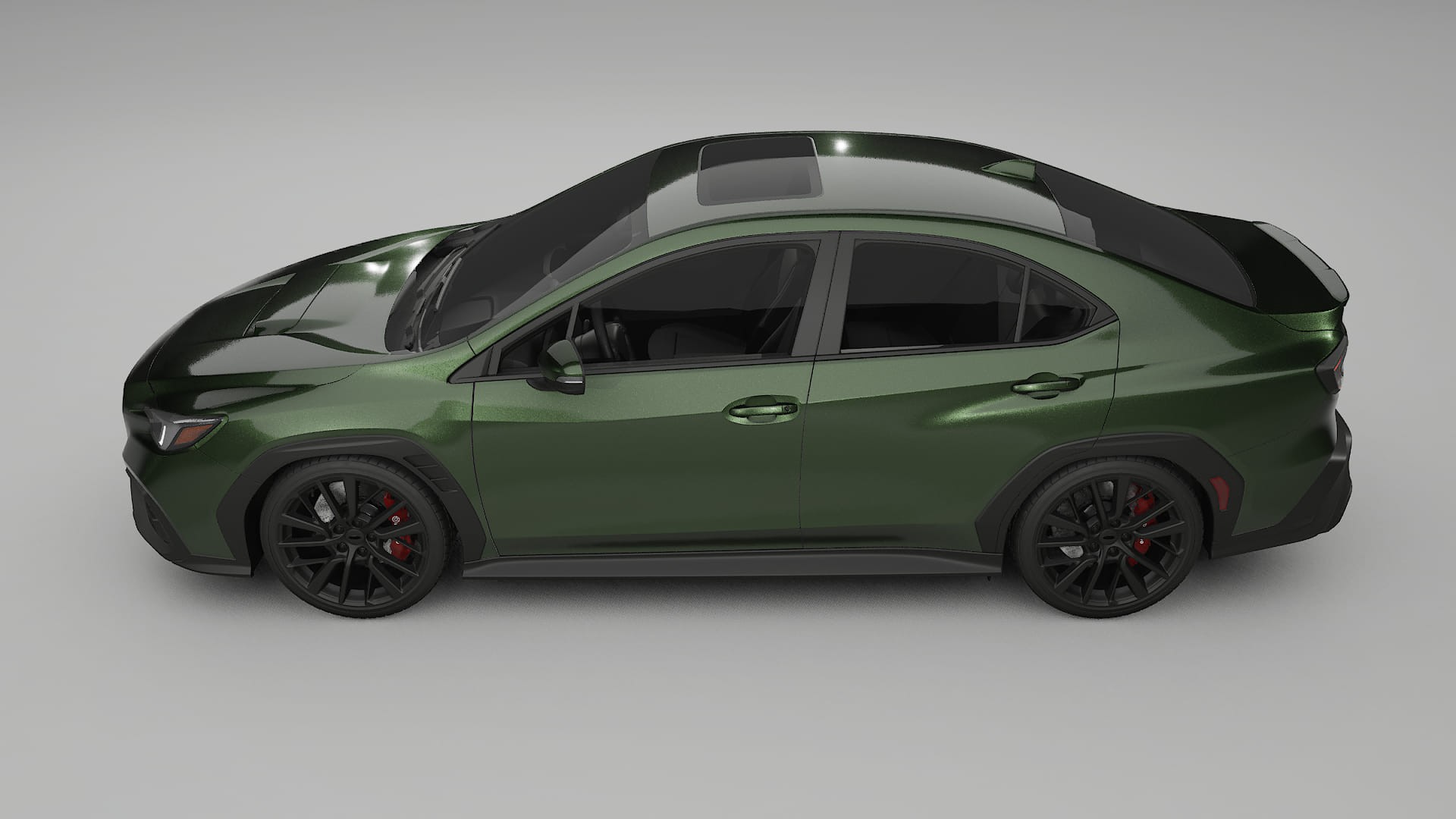 Subaru WRX VB TPU Lackskyddsfilm | LAGOON Färgskiftande PPF – Komplett Förskuret Kit