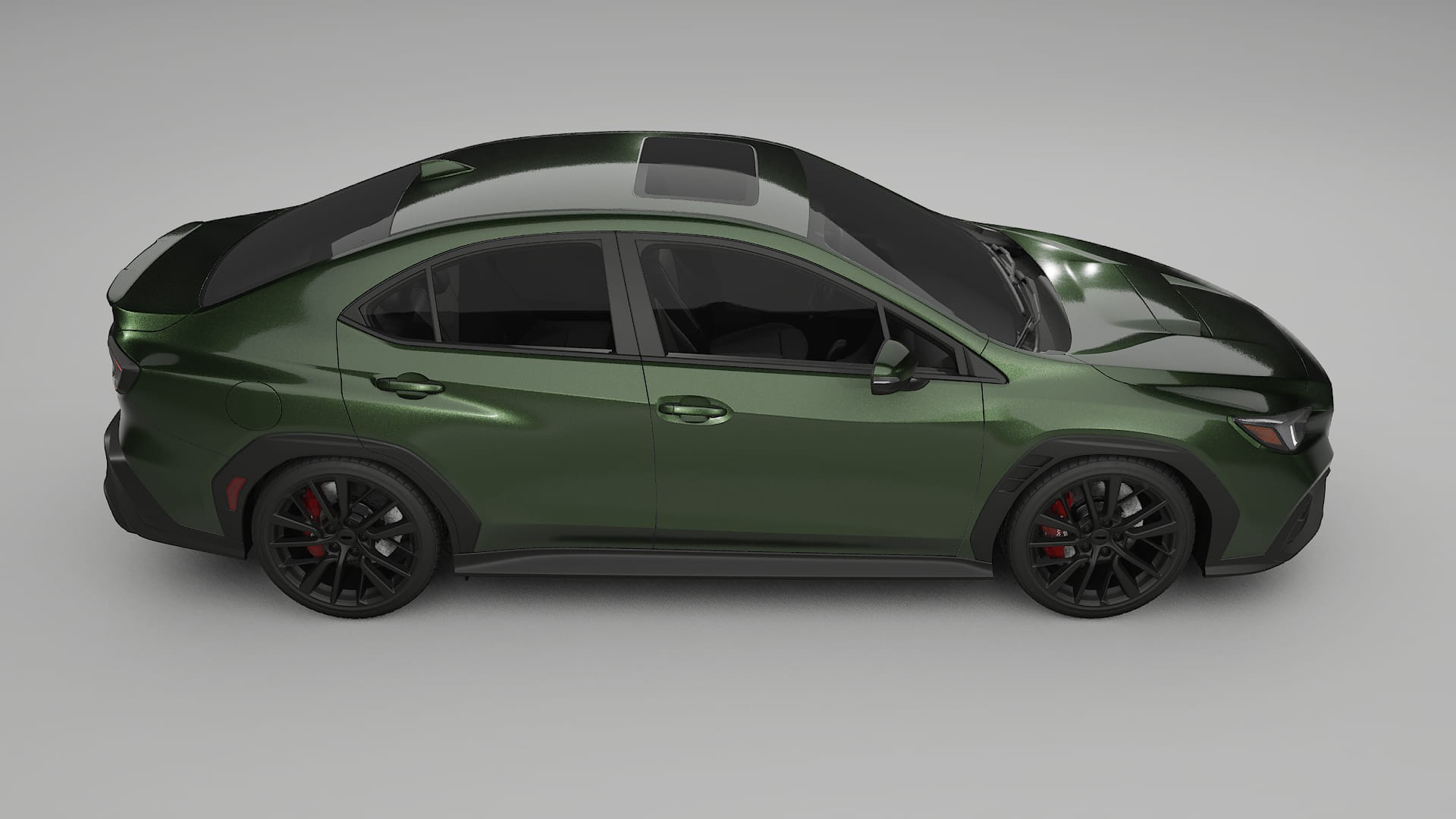 Subaru WRX VB TPU Lackskyddsfilm | LAGOON Färgskiftande PPF – Komplett Förskuret Kit