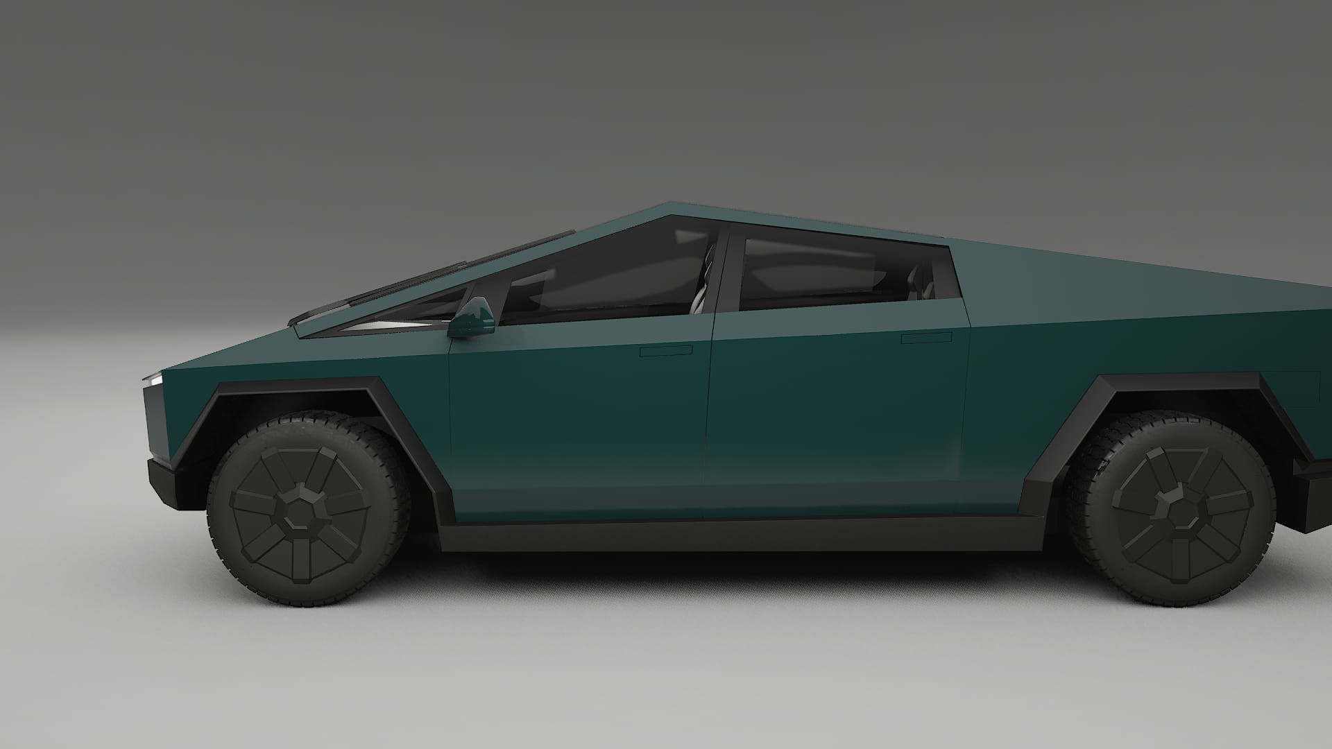 Tesla Cybertruck TPU Lackskyddsfilm | INFERNO Färgskiftande PPF – Komplett Förskuret Kit