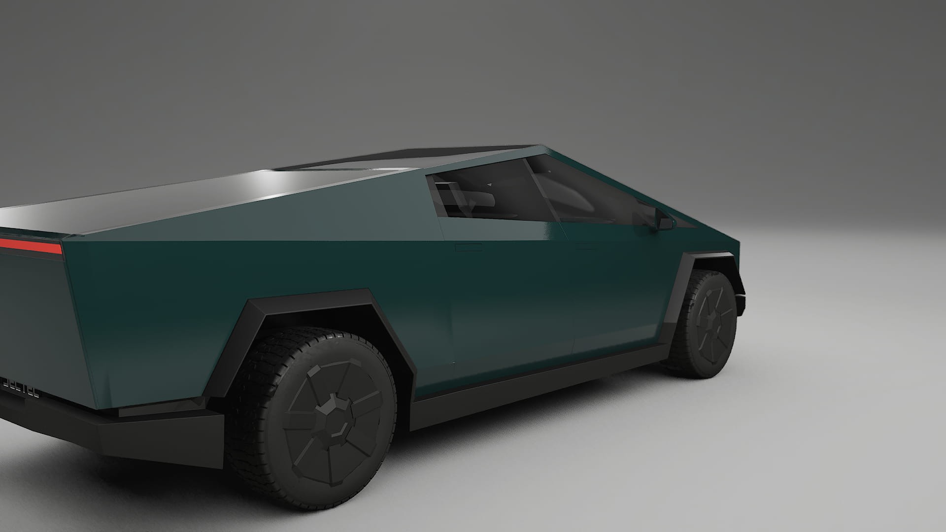 Tesla Cybertruck TPU Lackskyddsfilm | INFERNO Färgskiftande PPF – Komplett Förskuret Kit