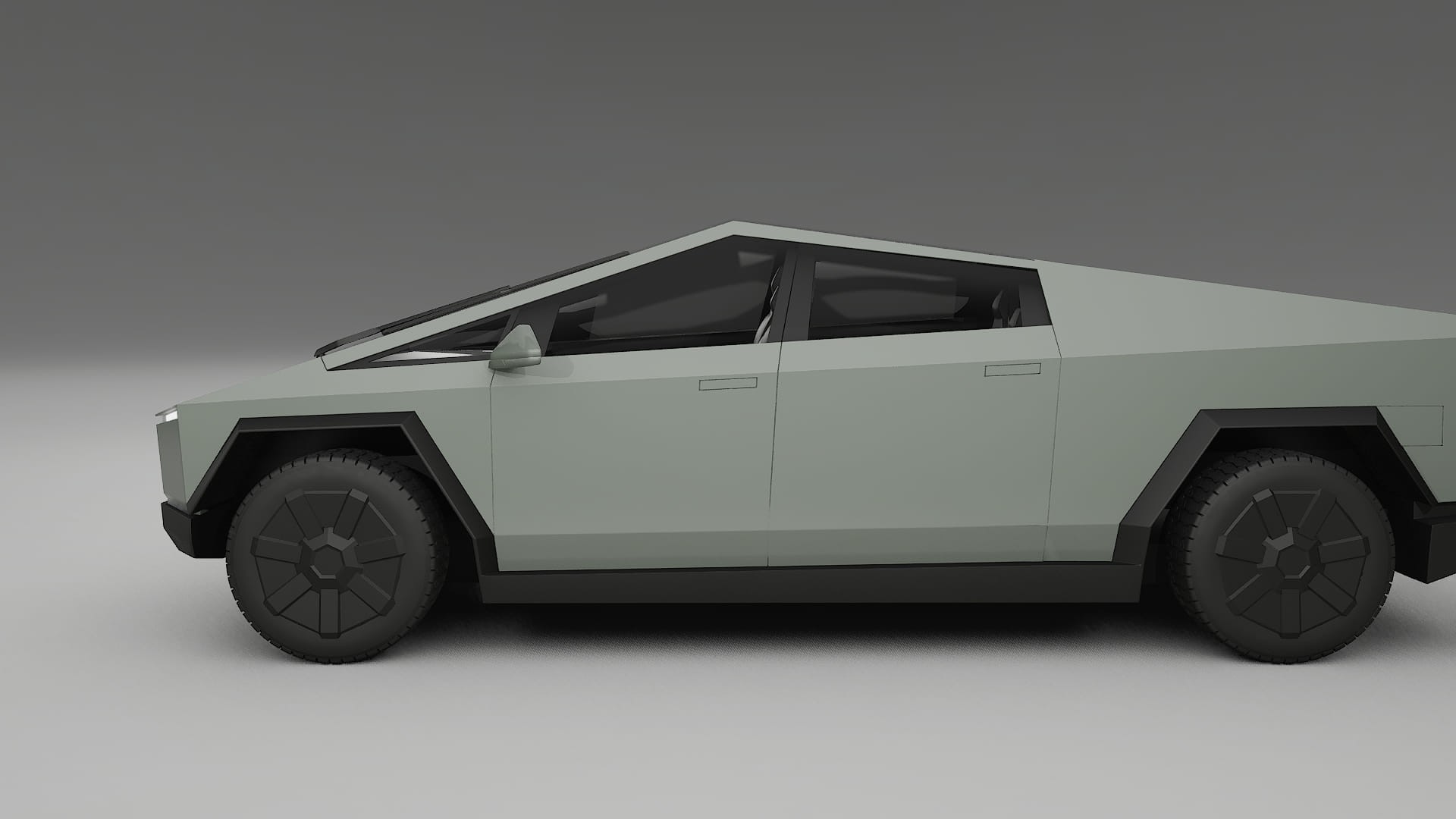 Tesla Cybertruck TPU Lackskyddsfilm | SLATE Färgskiftande PPF – Komplett Förskuret Kit