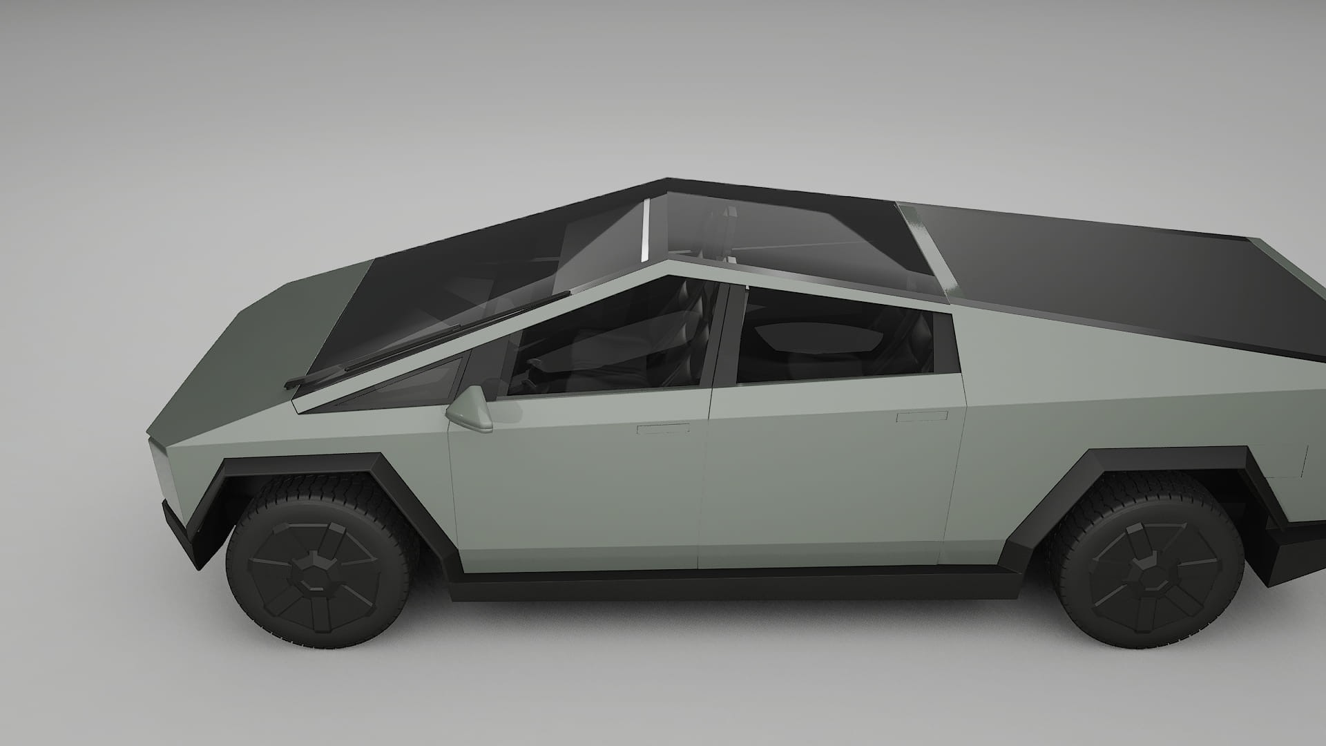 Tesla Cybertruck TPU Lackskyddsfilm | SLATE Färgskiftande PPF – Komplett Förskuret Kit