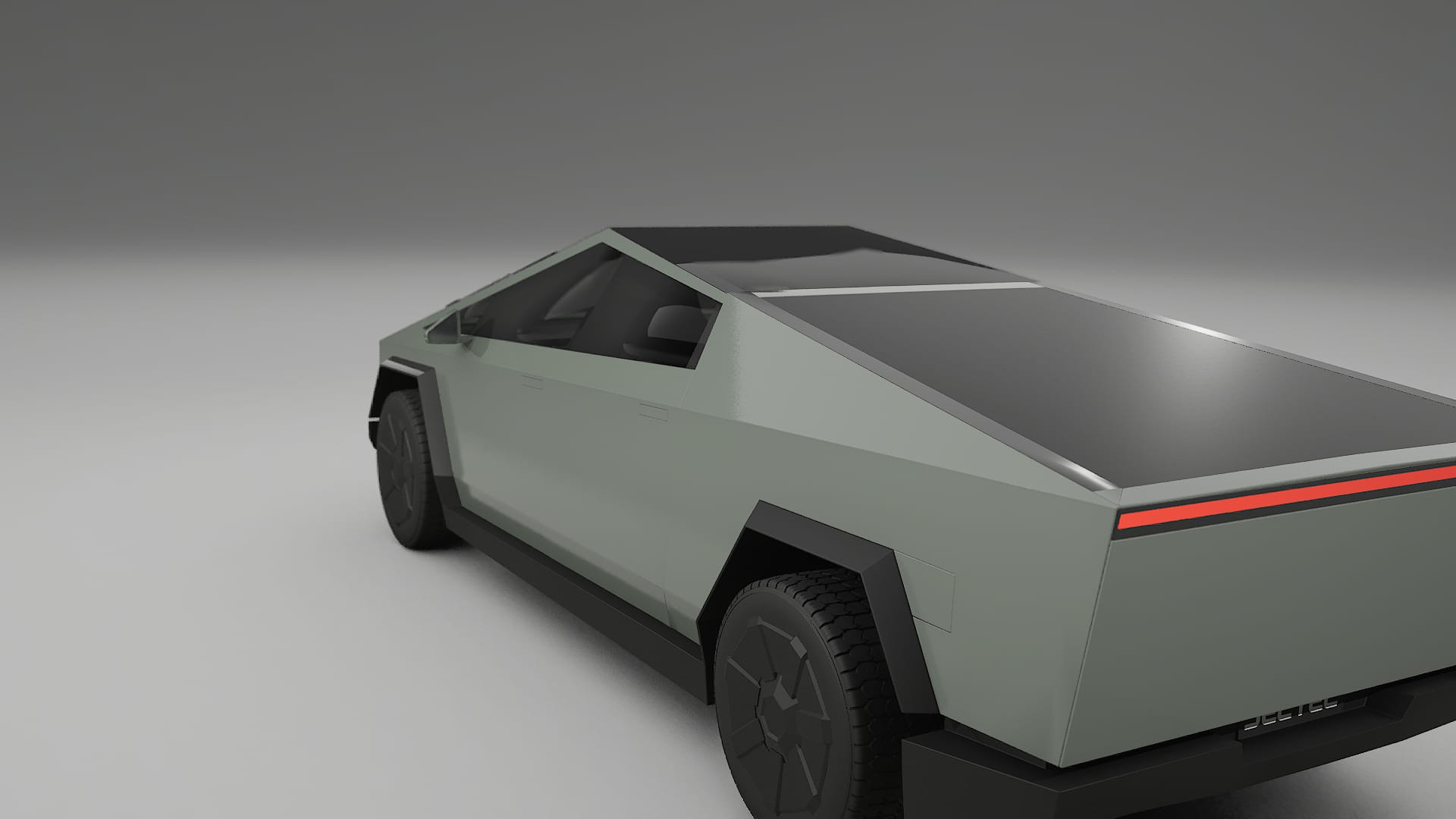 Tesla Cybertruck TPU Lackskyddsfilm | SLATE Färgskiftande PPF – Komplett Förskuret Kit